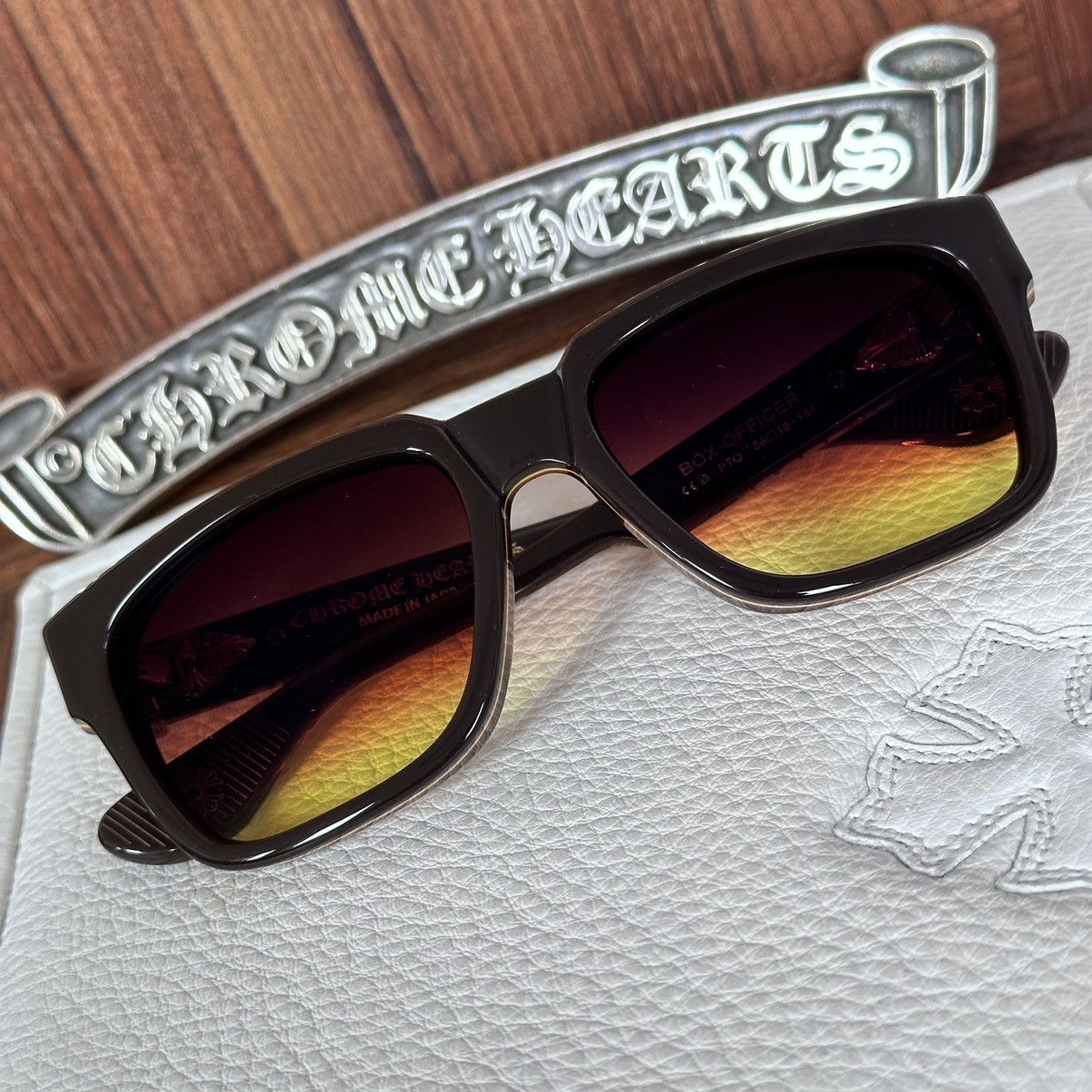Chrome Hearts Chrome Hearts Box Officer 1/1 Sunglasses | Grailed