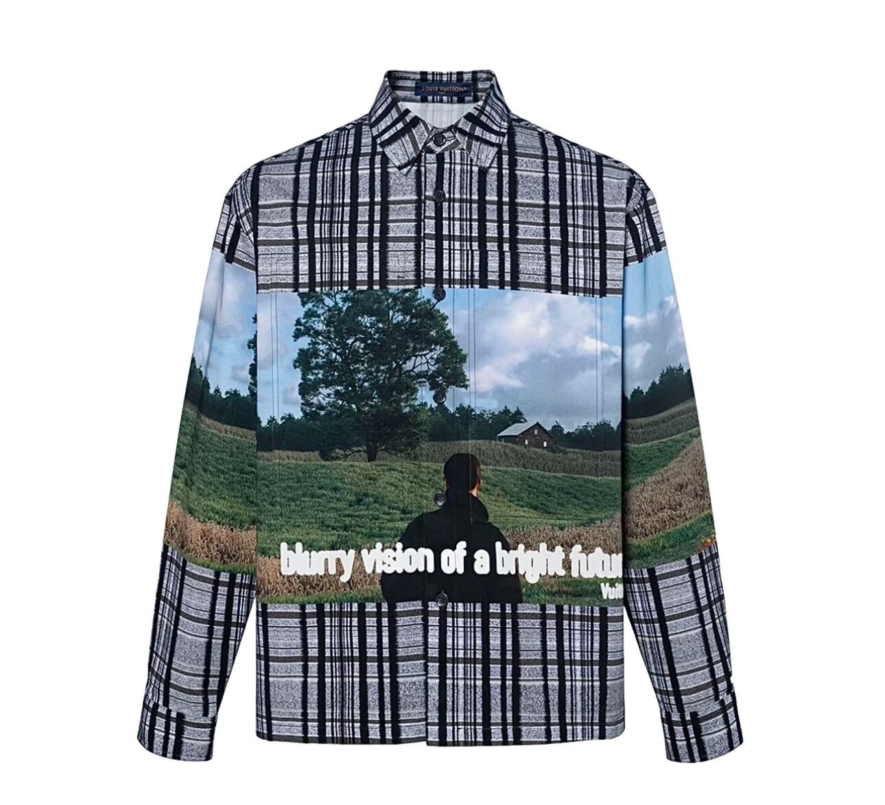 Louis Vuitton Louis Vuitton Graphic Plaid Shirt Jacket Size M Size US M / EU 48-50 / 2 - 1 Thumbnail
