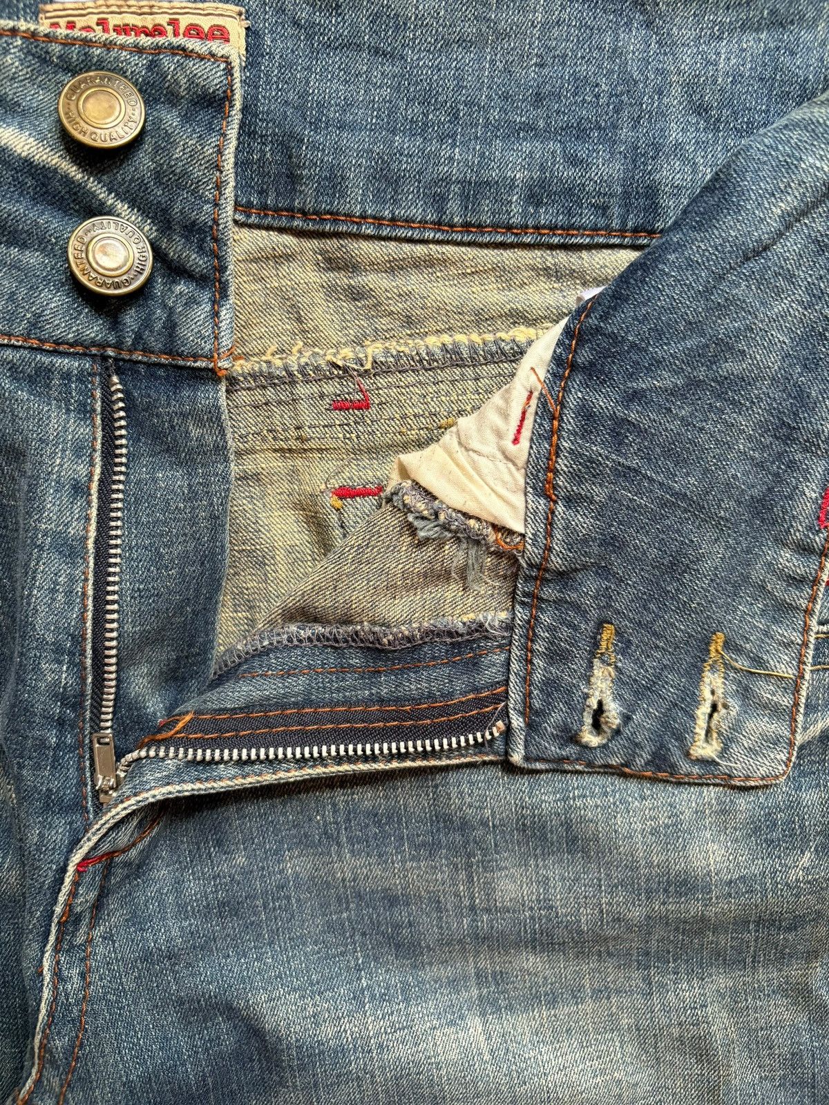 Japanese Brand Vintage Japanese Brand Mud Wash Bootcut Flare Jeans Size 30" / US 8 / IT 44 - 9 Thumbnail