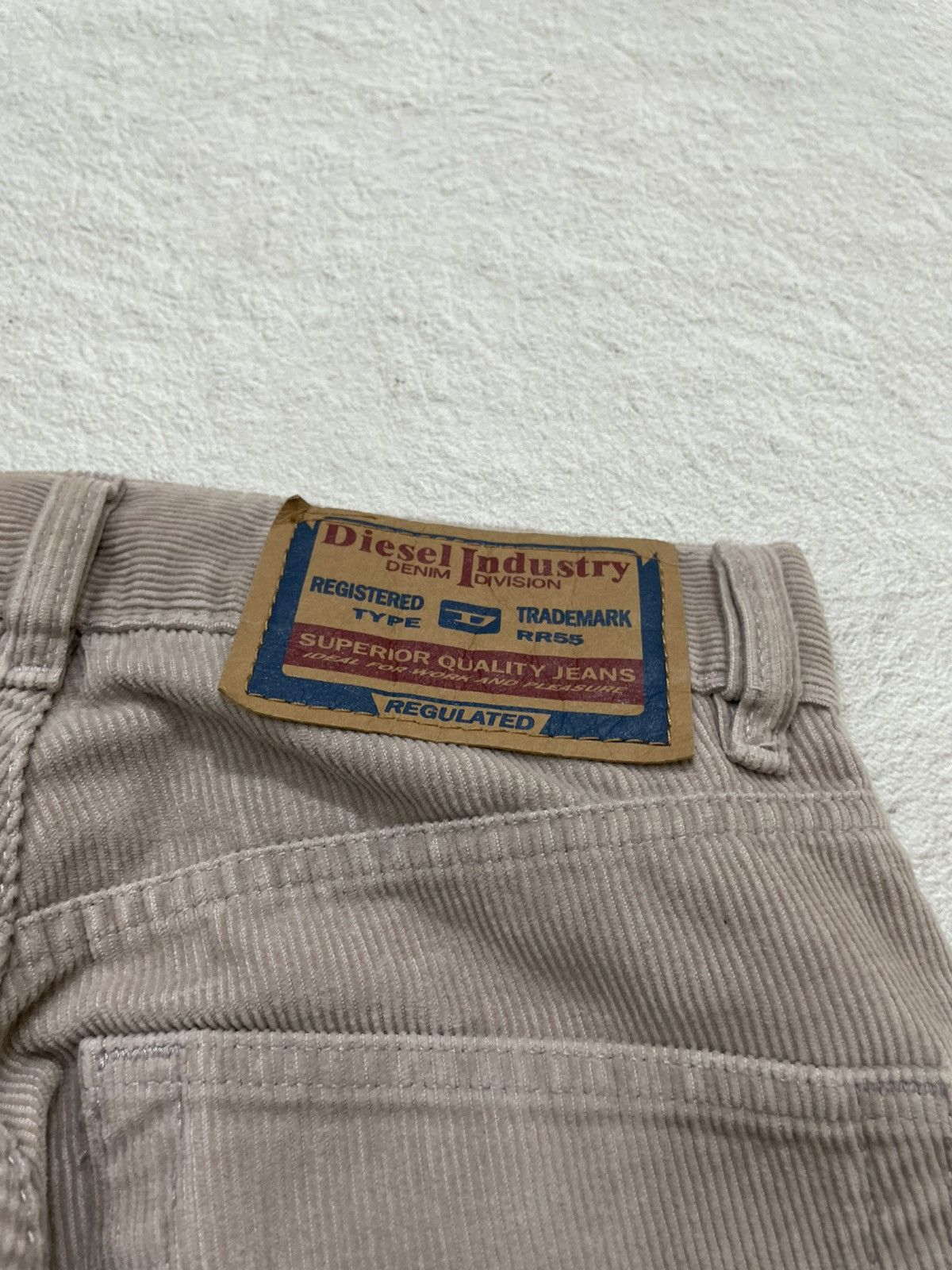 Diesel Diesel Industry Corduroy Pants 2000s Style Buttonfly Size 26" / US 2 / IT 38 - 9 Thumbnail