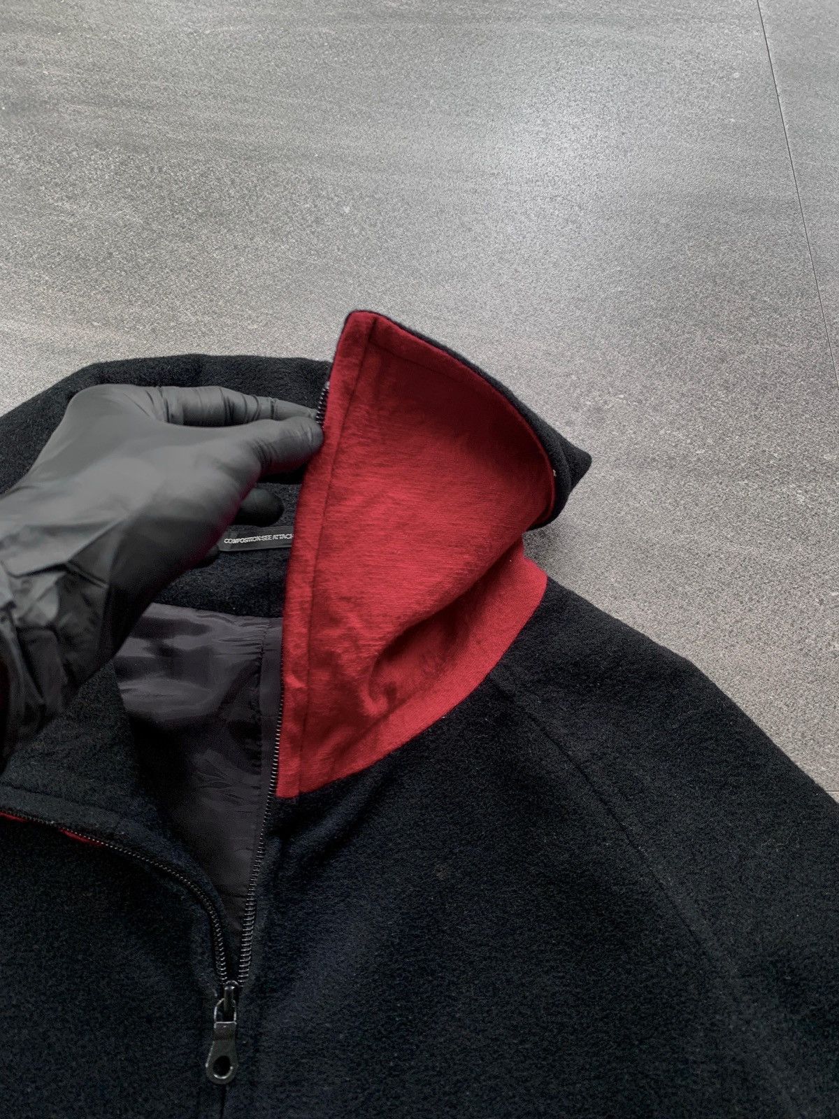 Yohji Yamamoto FREE TAX! Cashmere Blend Wide Collar Coat Size US L / EU 52-54 / 3 - 15 Thumbnail
