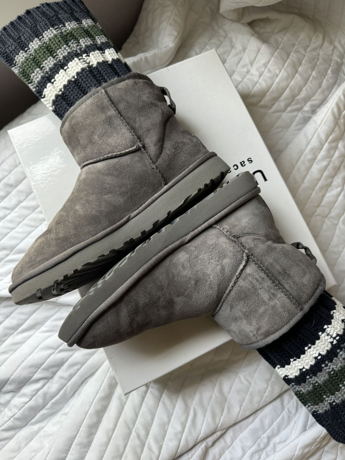 Sacai Ugg x Sacai Knit Classic Mini II | Grailed