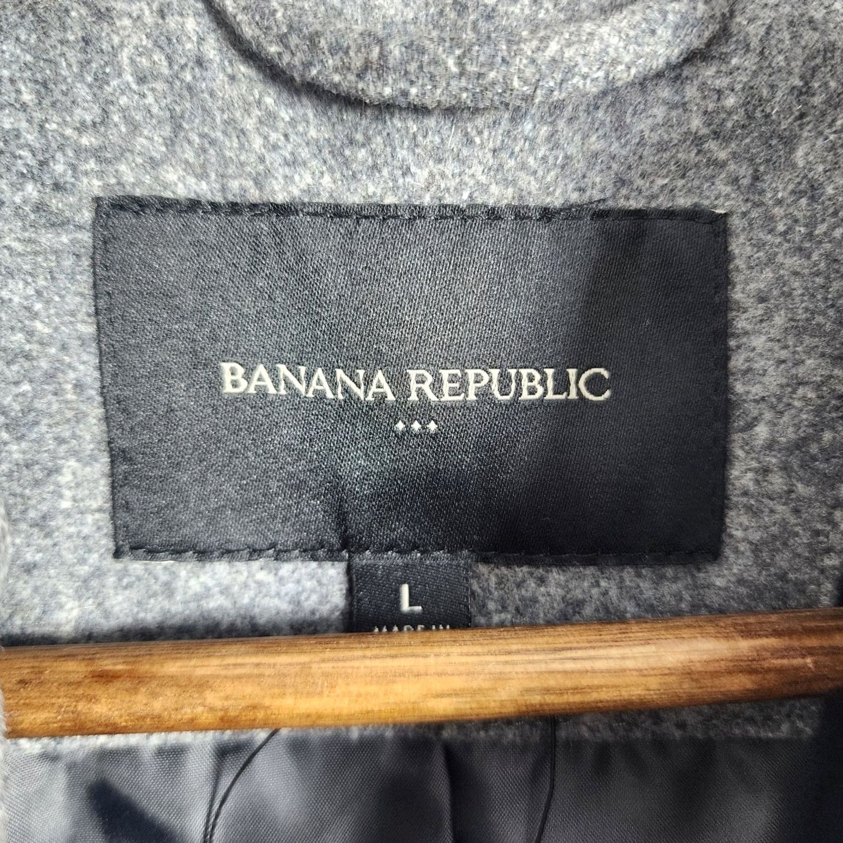Banana Republic Banana Republic Men Coat Overcoat Wool Blend Grey Large Zip Classic City Preppy Mens Long Winter Fall Wool Dry Clean Only No Flaws 2024? Size US L / EU 52-54 / 3 - 4 Thumbnail