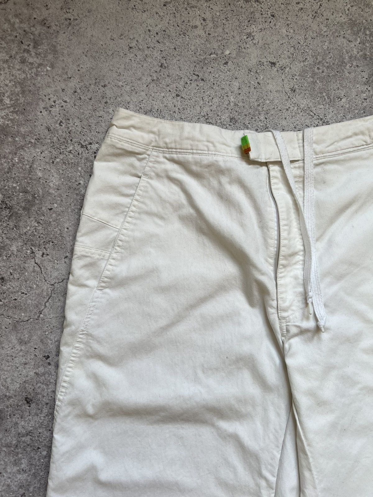 Nike × Vintage Vintage Men's Nike Pants White Swoosh Y2K Size US 32 / EU 48 - 4 Thumbnail
