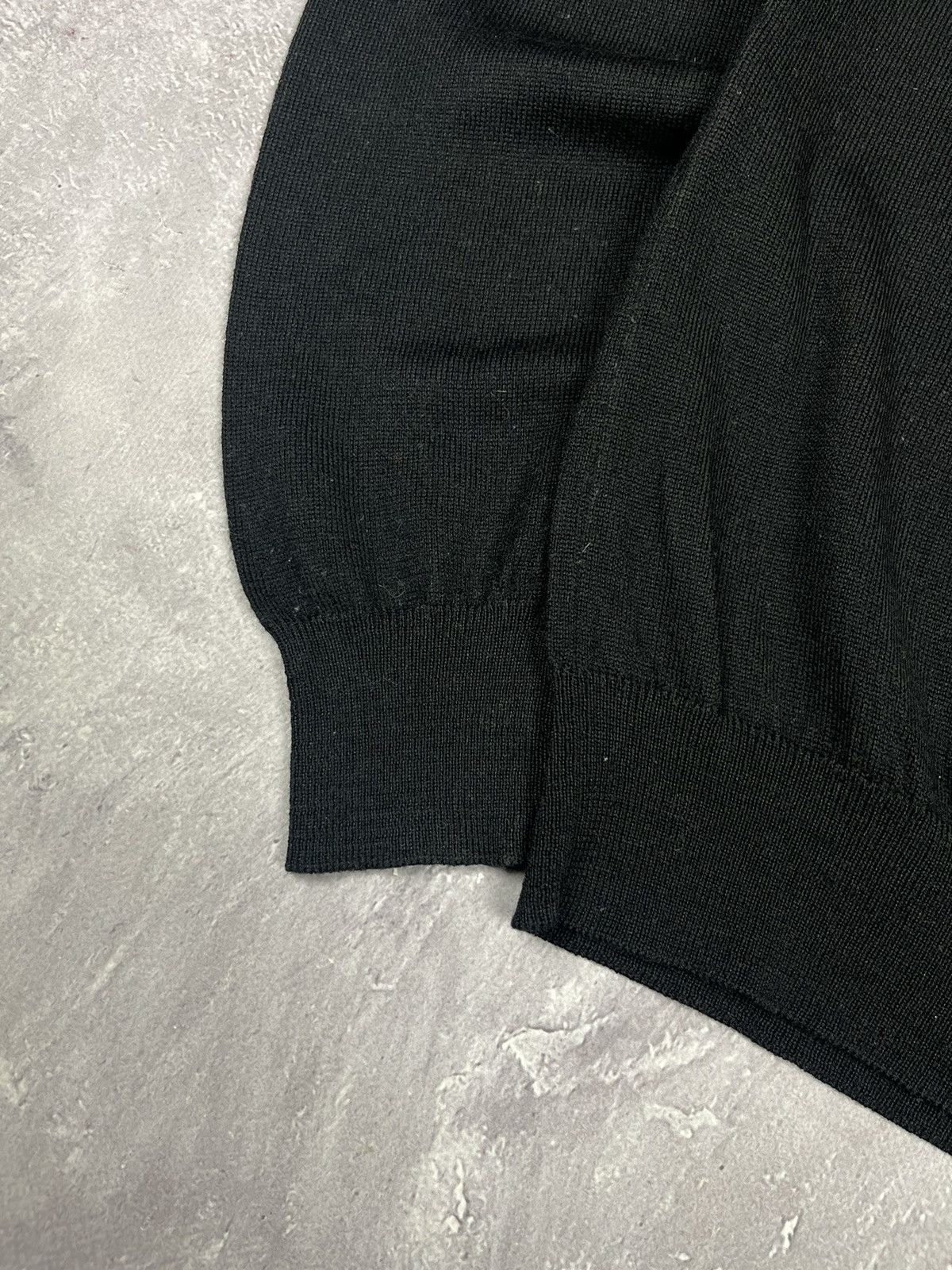 Alexander McQueen Alexander McQueen Big Logo Black Wool sweater Size US S / EU 44-46 / 1 - 4 Thumbnail