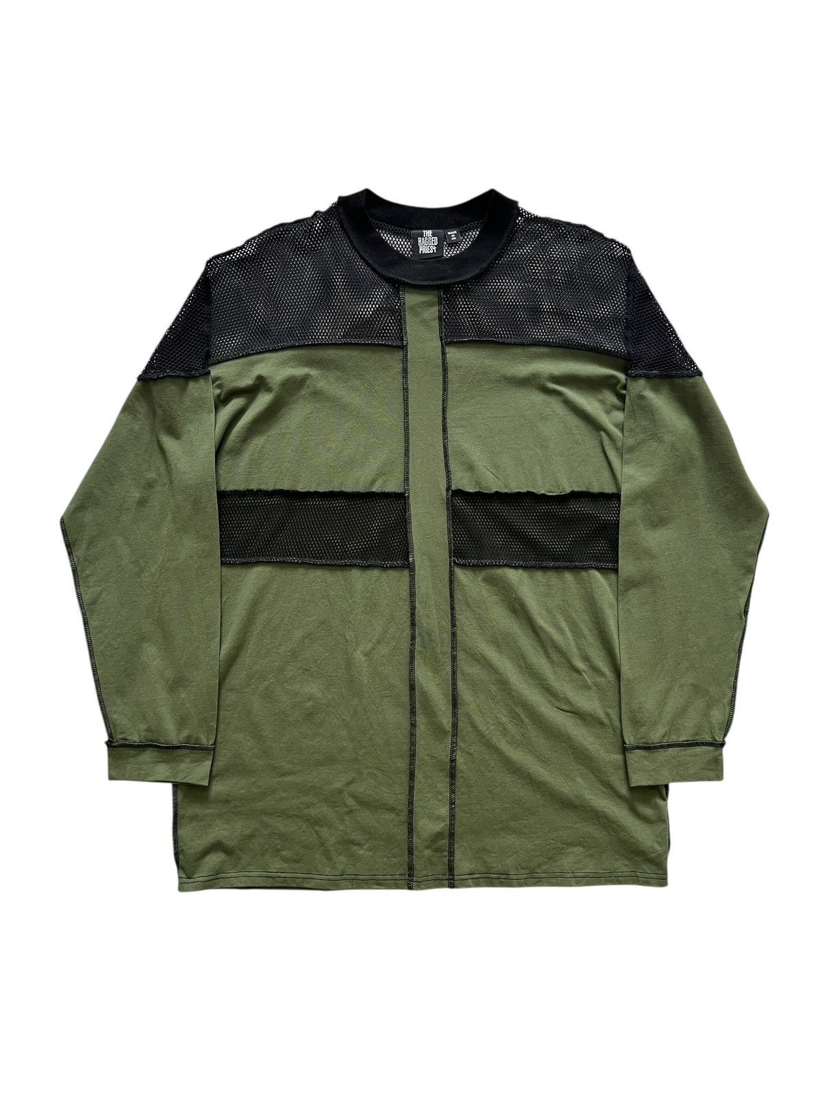 The Ragged Priest The Ragged Priest Mesh Panel Inside Out Longsleeve Shirt Size US L / EU 52-54 / 3 - 1 Thumbnail