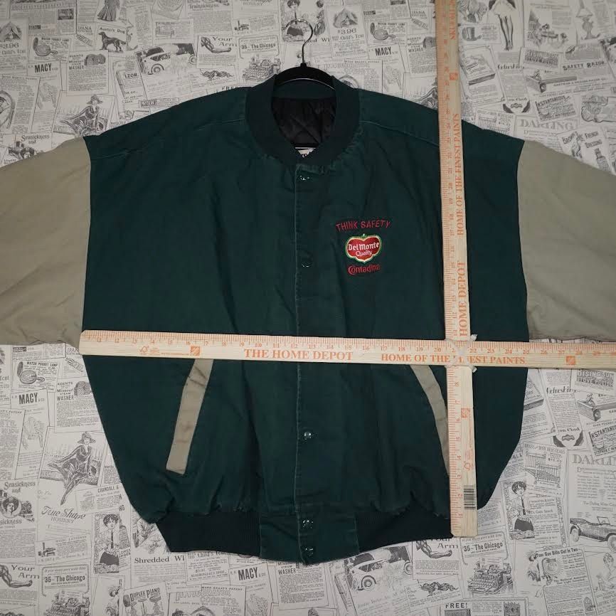 Vintage XL - Vintage / Y2K DelMonte Food Co Employee's Bomber Jacket Size US XL / EU 56 / 4 - 4 Thumbnail