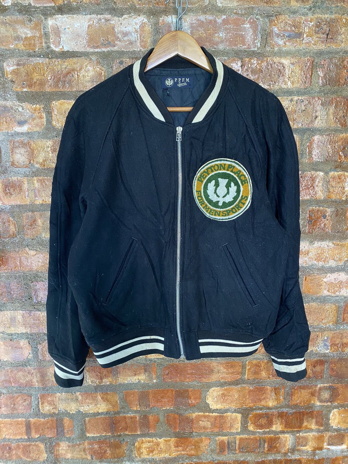PPFM AW1987 PPFM wool Varsity bomber jacket Size US L / EU 52-54 / 3 - 3 Thumbnail