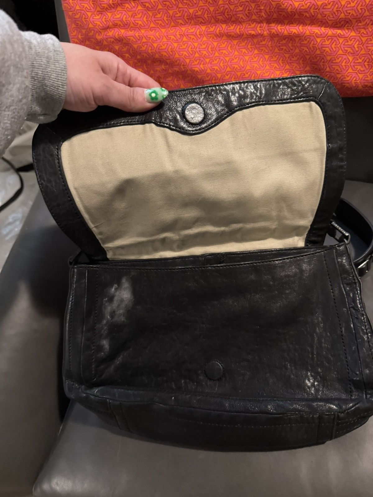 Tory Burch Tory Burch Black Leather Crossbody Bag Size ONE SIZE - 4 Thumbnail