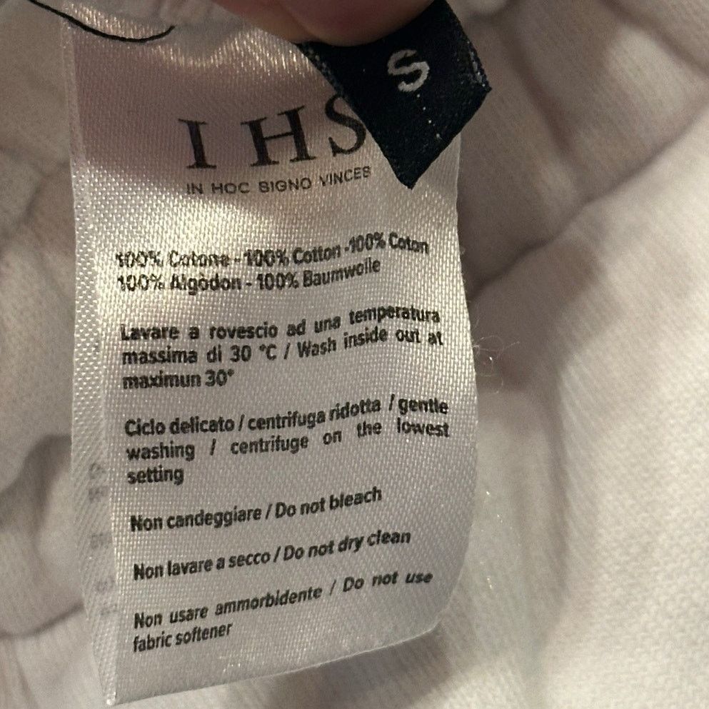 Other IHS Manifesto Graphic White Track Pants S Joggers Cotton Size US 26 / EU 42 - 12 Thumbnail