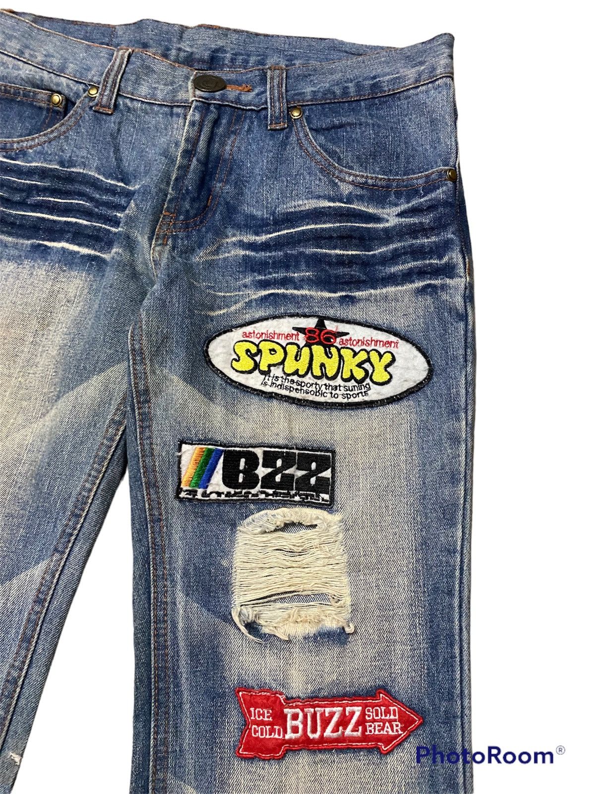 Hysteric Glamour × If Six Was Nine × Tornado Mart Flare Jeans Distressed Grunge Avantgarde Size US 32 / EU 48 - 5 Thumbnail