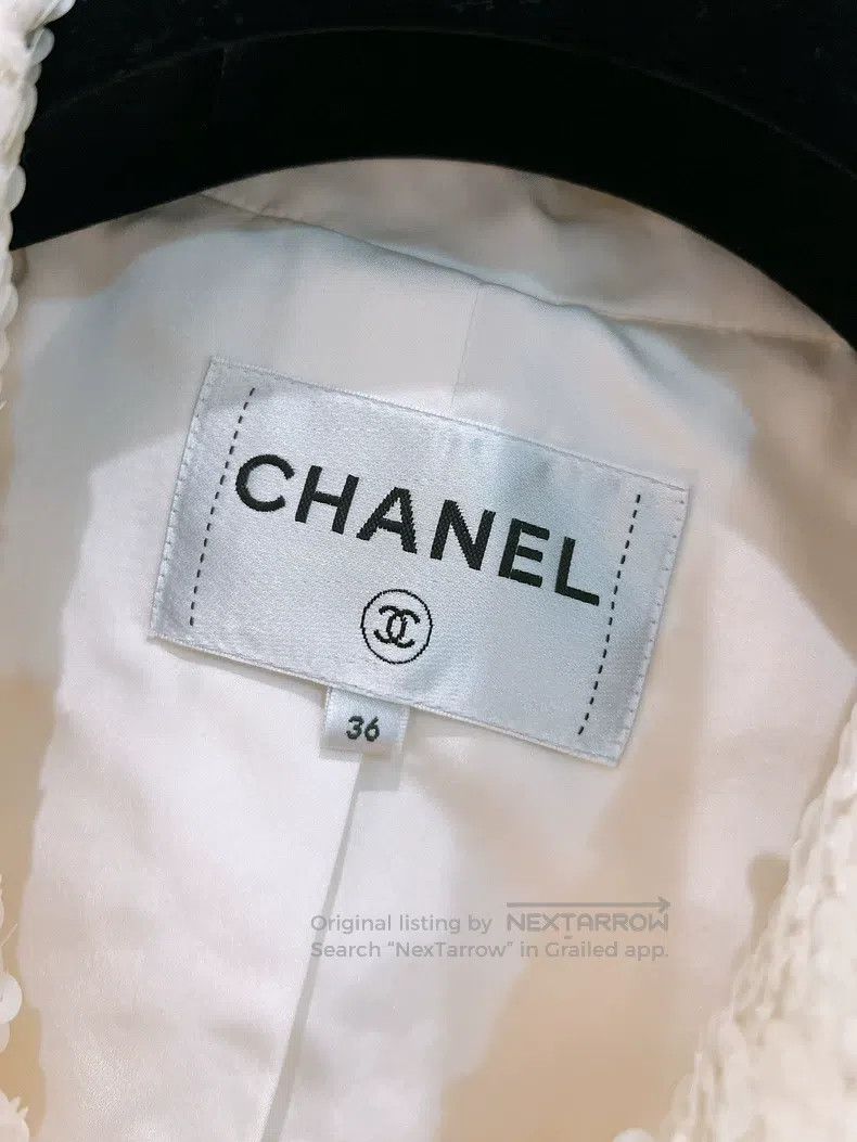 Chanel Chanel White sequin jacket Size XS / US 0-2 / IT 36-38 - 8 Thumbnail