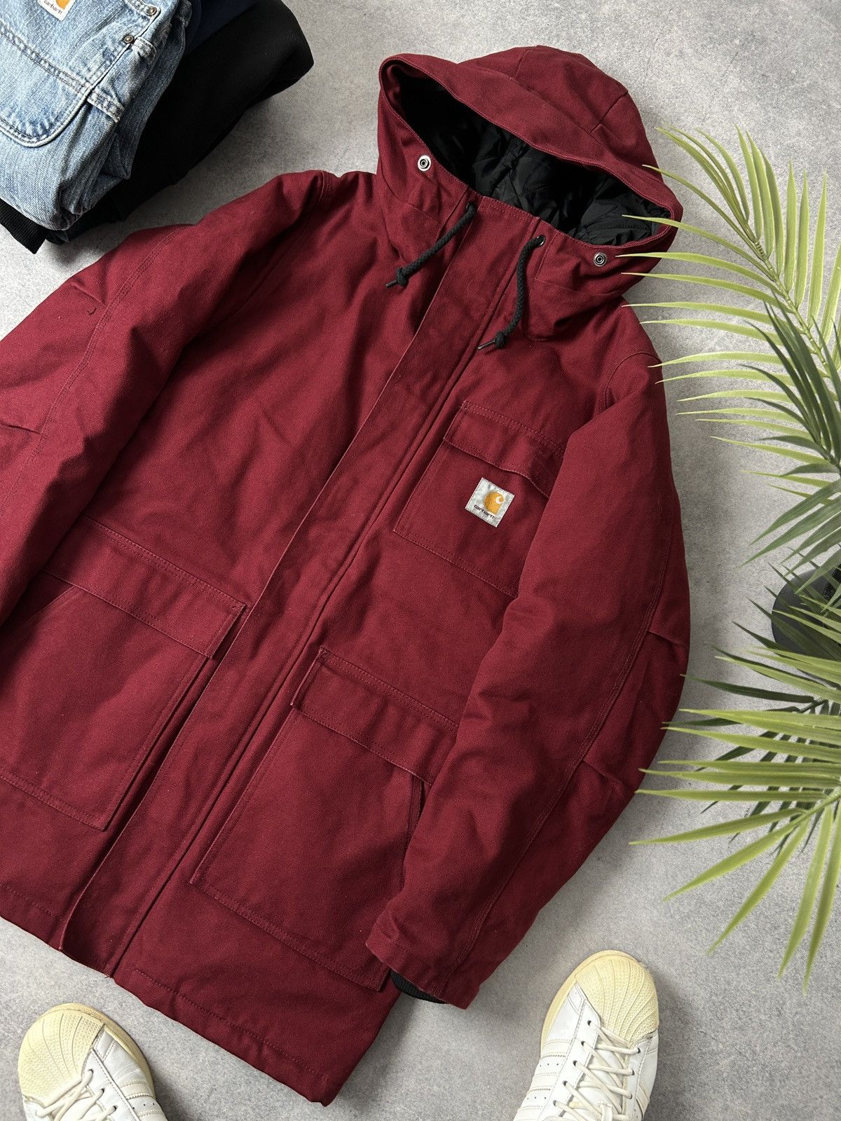 Carhartt Carhartt Siberian parka jacket mens burgundy jacket Size US S / EU 44-46 / 1 - 3 Thumbnail