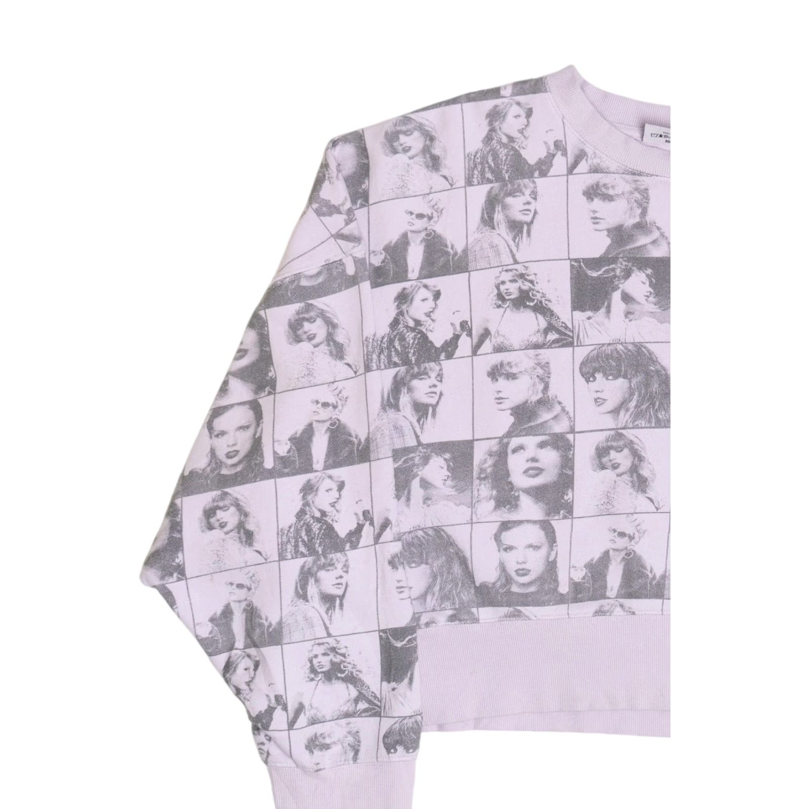 Vintage Taylor Swift The Eras Tour All Over Print Cropped Sweatshirt (2020s) Shirt Adult Medium Purple 2020s Womens Size US M / EU 48-50 / 2 - 7 Thumbnail