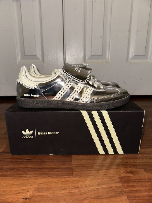 Adidas Wales Bonner Metallic Sambas | Grailed