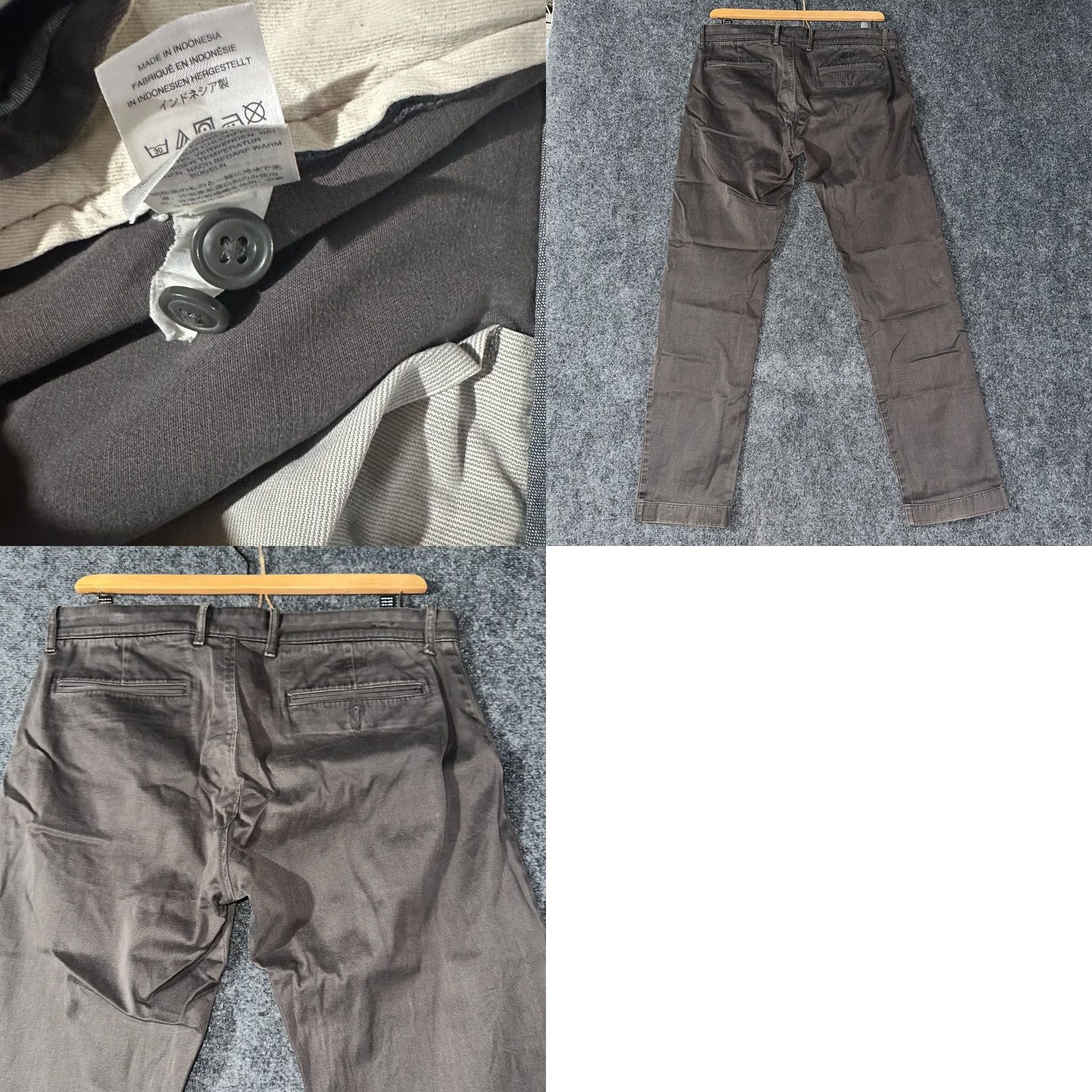 J.Crew J.CREW Pants Mens 33 Stretch Chino Brown Cotton Straight Leg Pockets Size US 33 - 8 Thumbnail