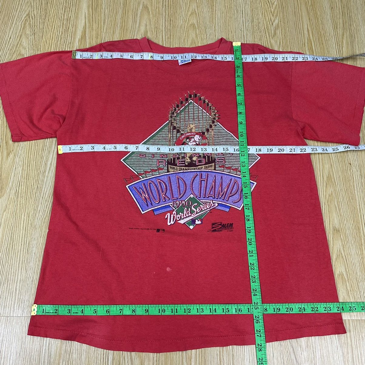 Salem Sportswear Vtg 1990 Salem Sportswear MLB Cininnati Reds Champion A884 Size US XL / EU 56 / 4 - 8 Thumbnail