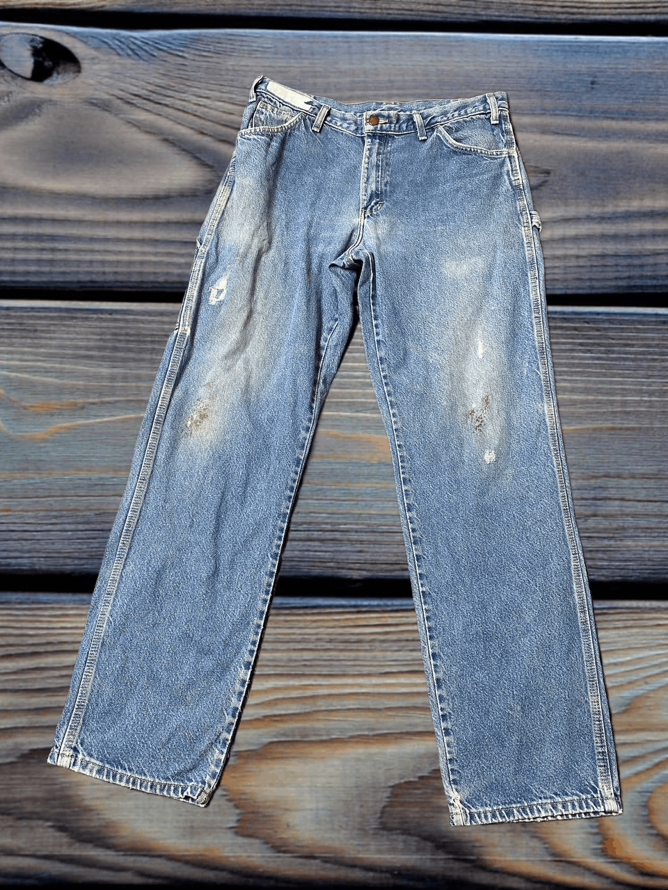 Dickies Logo Dickies Distressed jeans blue Y2K Streetwear Size US 34 / EU 50 - 1 Thumbnail