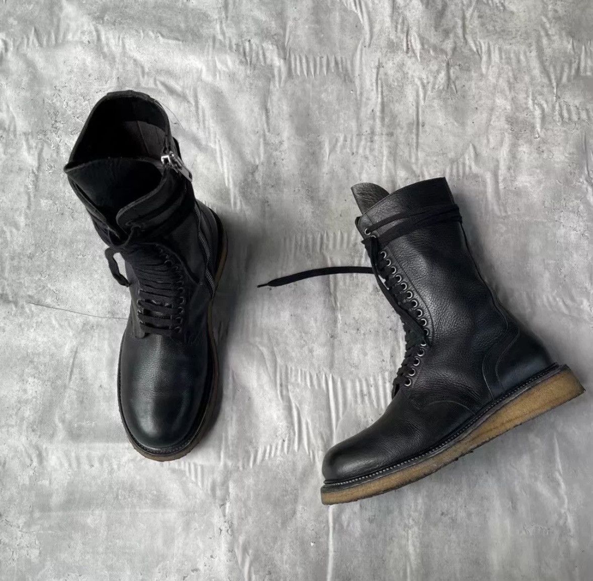Rick Owens Rick Owens 18ss army boots Size US 8.5 / EU 41-42 - 1 Thumbnail