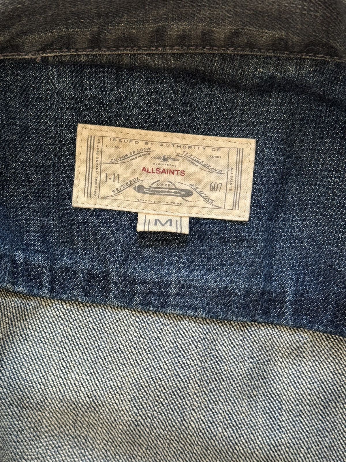 Allsaints Allsaints Kumo Denim Jean Jacket Size US M / EU 48-50 / 2 - 7 Thumbnail