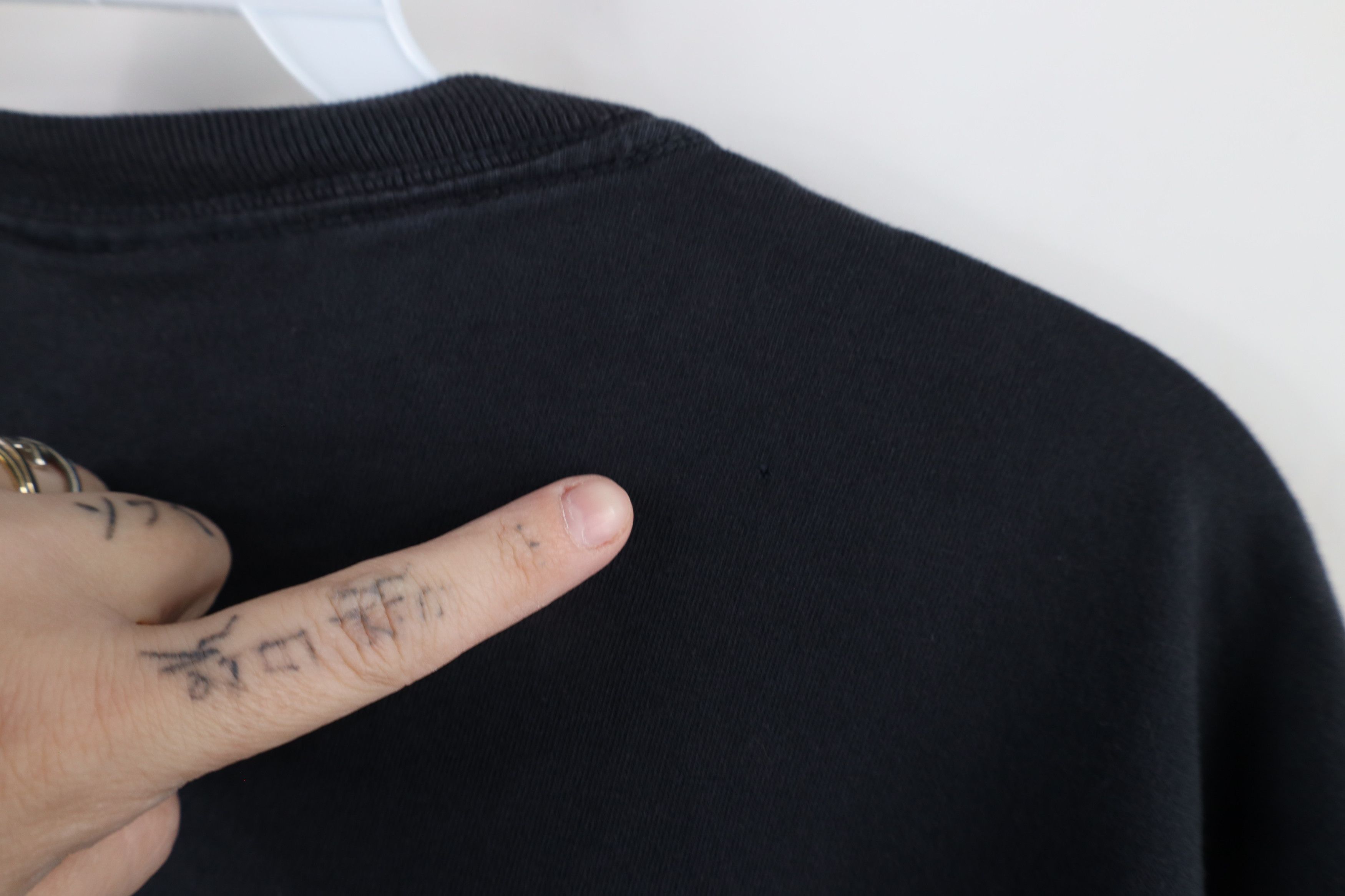 Vintage Vintage 90s Streetwear Short Sleeve T-Shirt Black Cotton Size US XXL / EU 58 / 5 - 8 Thumbnail