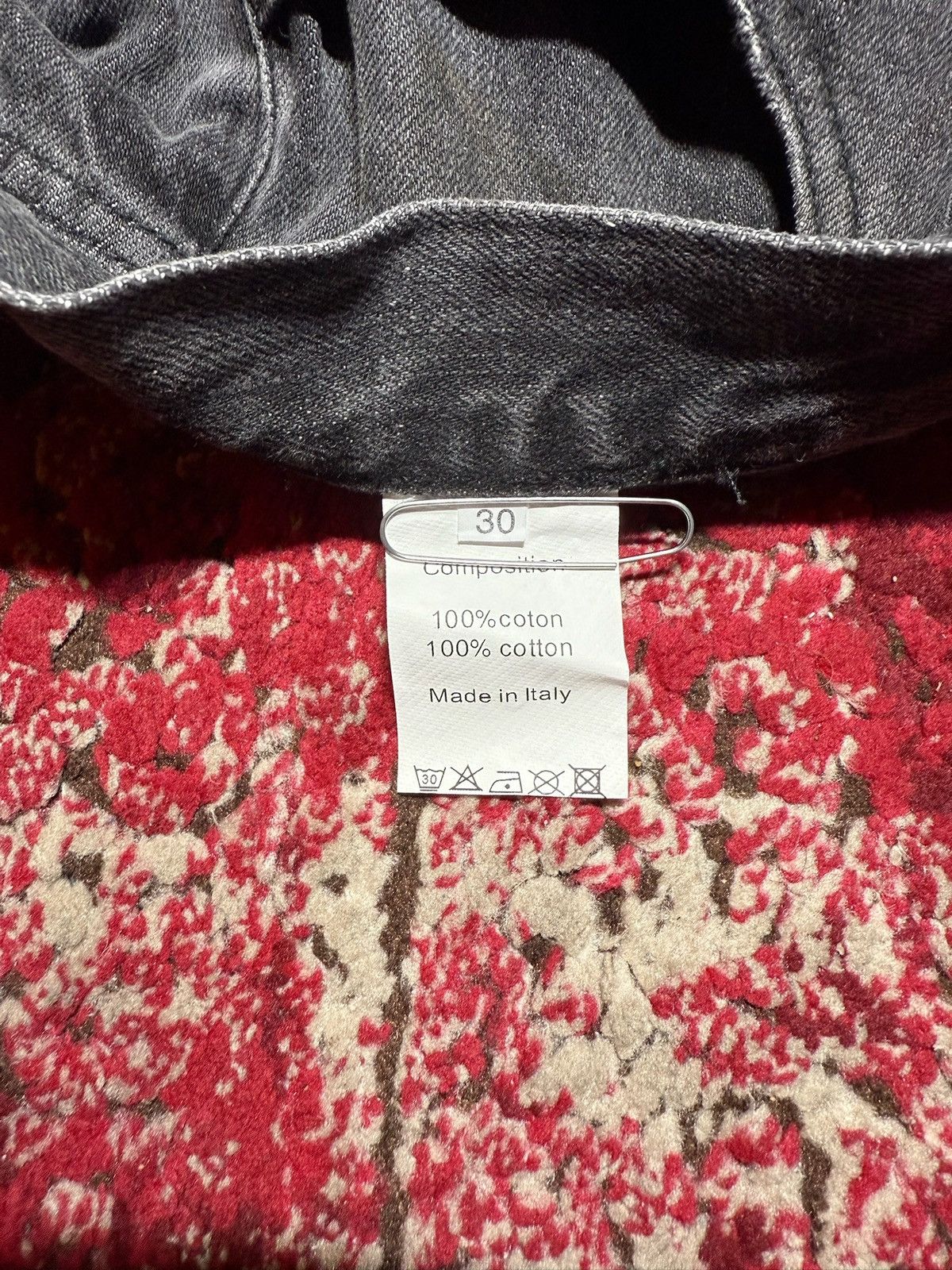 Balmain Balmin Double zipped jeans * Decarin era* Size US 30 / EU 46 - 4 Thumbnail