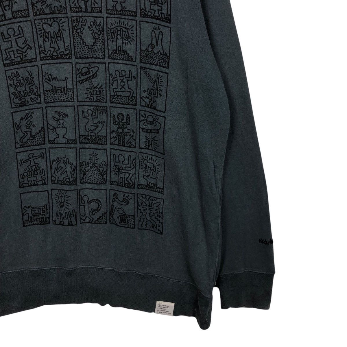 Japanese Brand 📌Vintage Sweatshirt Ut Keith Haring Big Logo Size US XXL / EU 58 / 5 - 6 Thumbnail