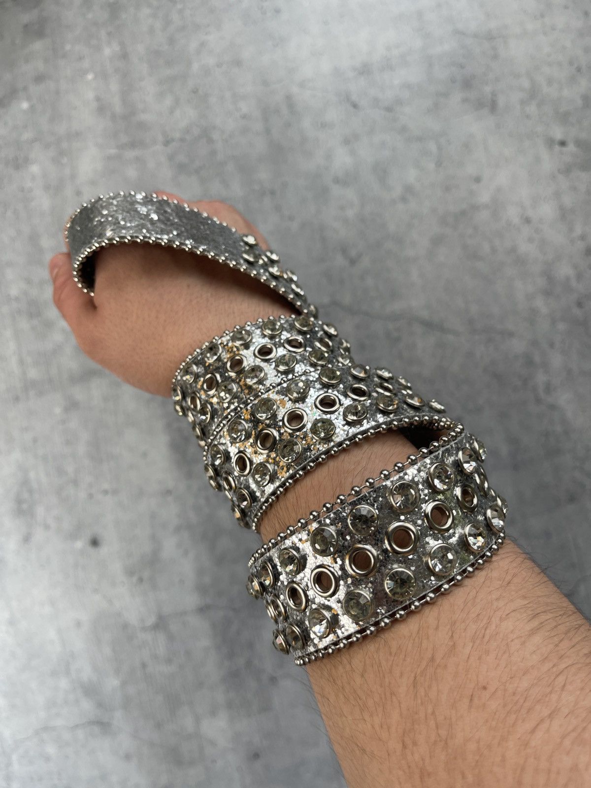 Japanese Brand B. B. Simon Style Vintage 90s Japanese opium Rock Y2K belt Size ONE SIZE - 7 Thumbnail