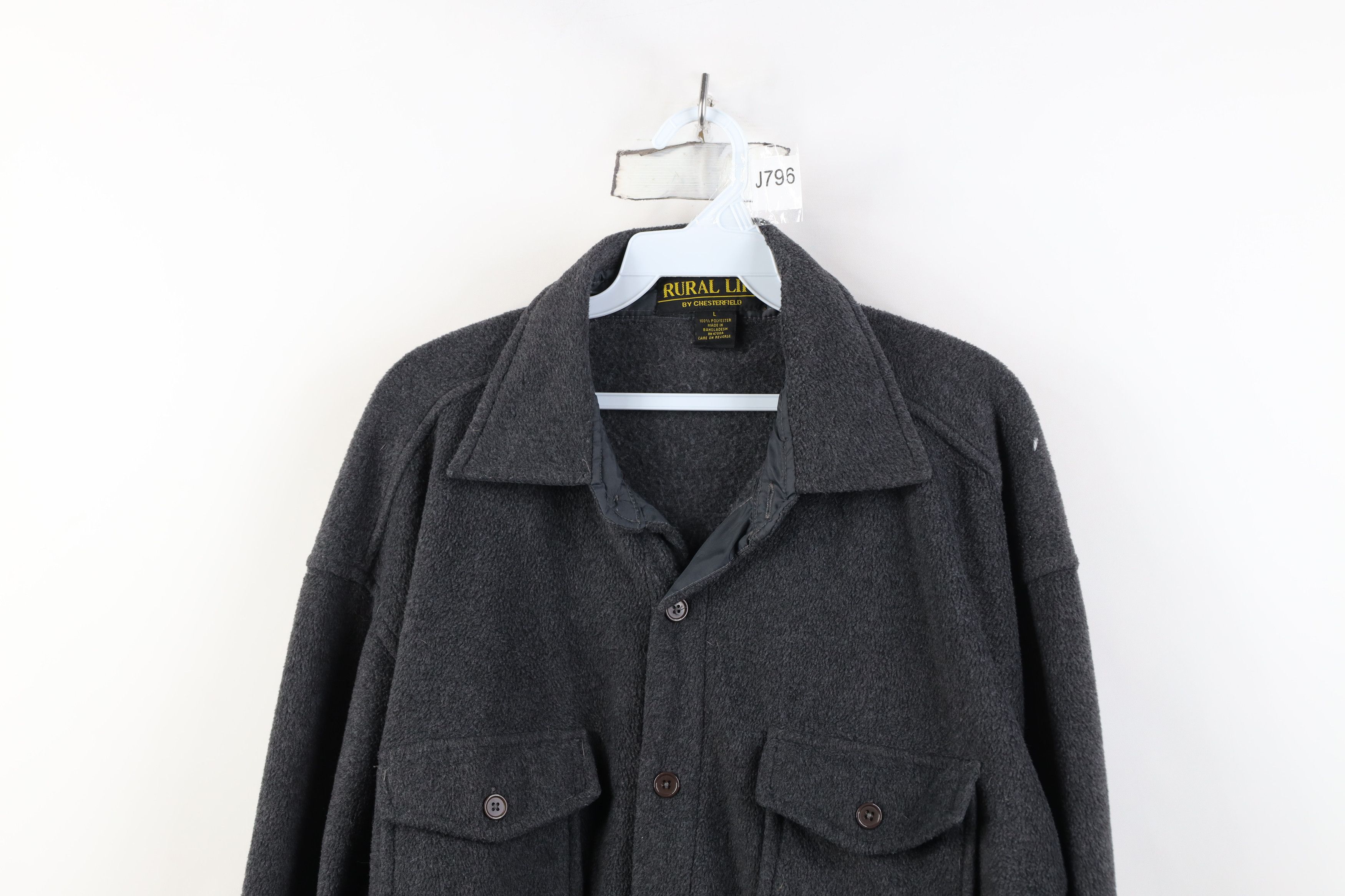 Vintage Vintage 90s Y2K Streetwear Button Shirt Jacket Jac Shirt Size US L / EU 52-54 / 3 - 2 Thumbnail