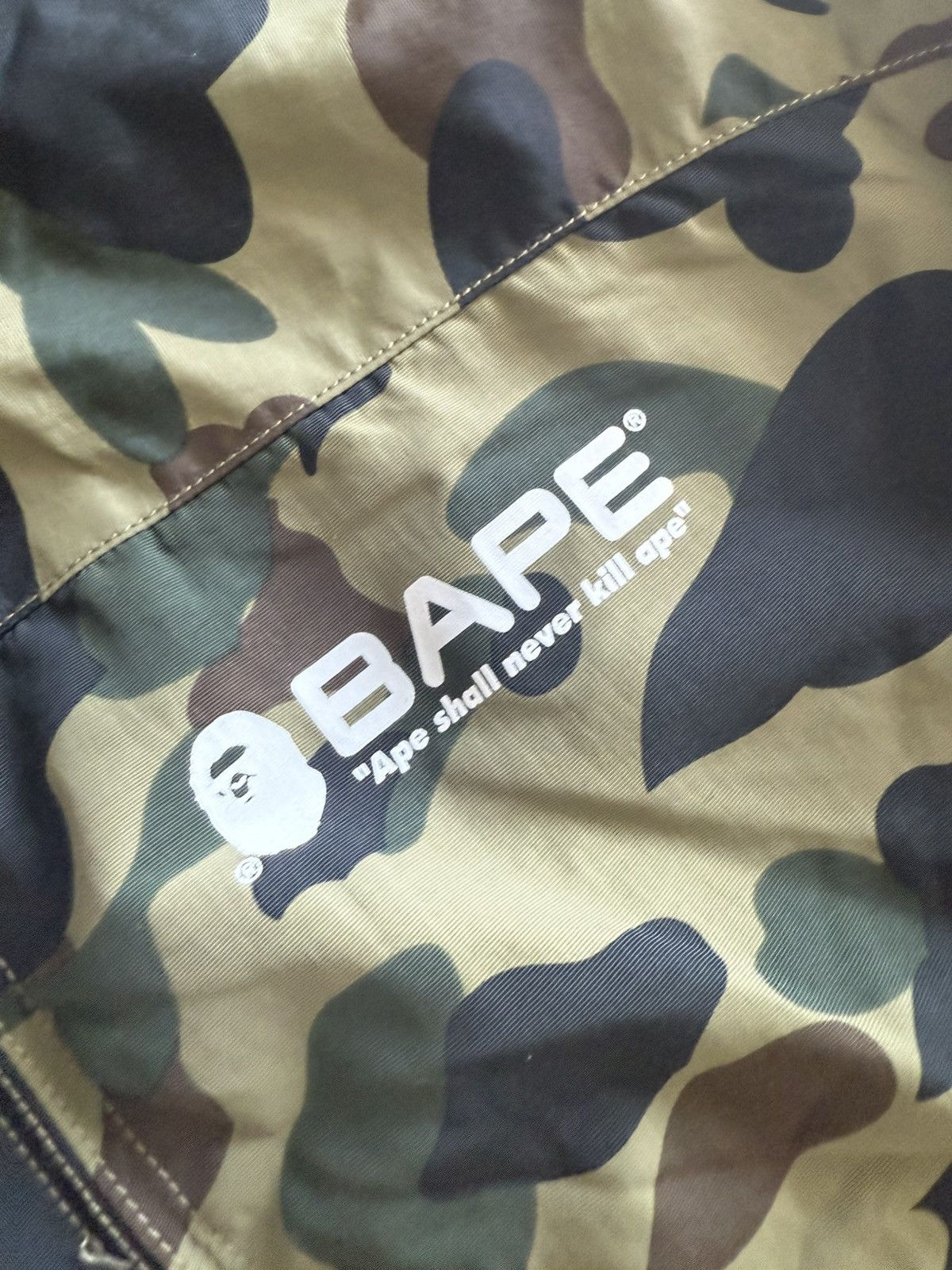 Bape Bape first camo windbreaker jacket Size US M / EU 48-50 / 2 - 6 Thumbnail