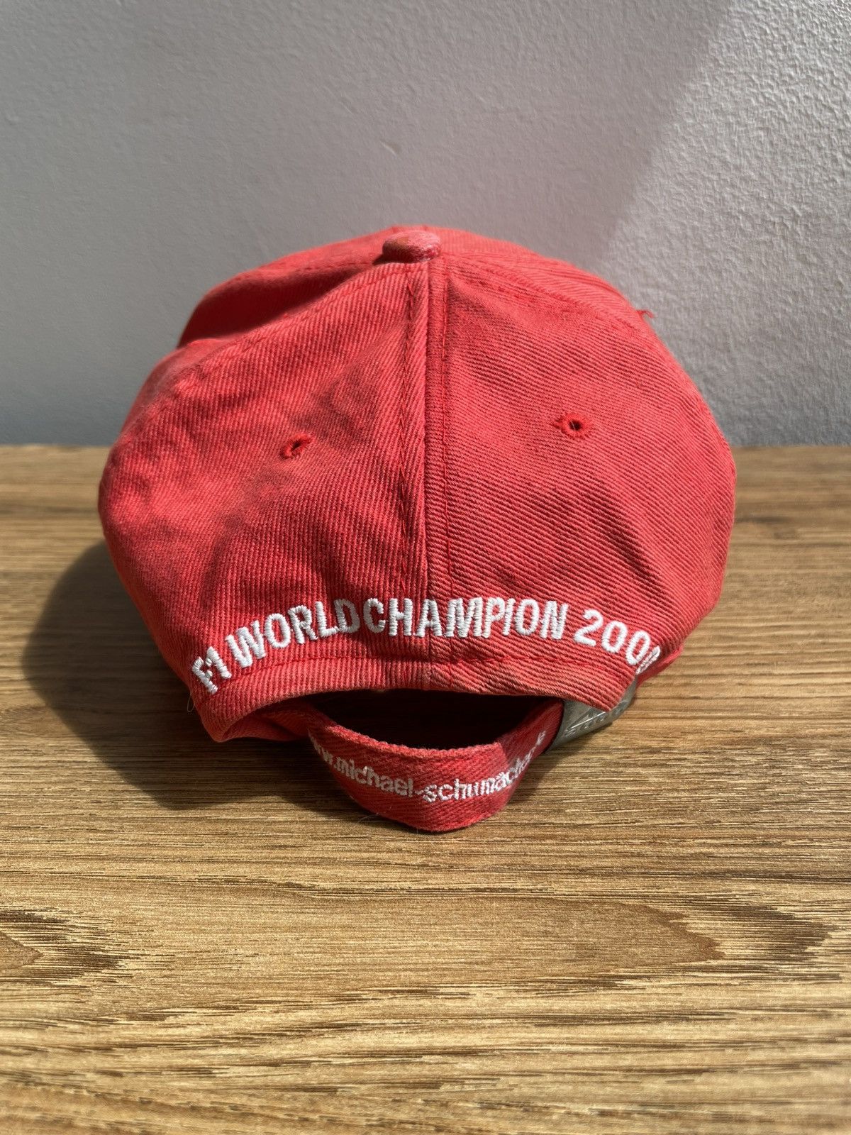 Ferrari × Formula 1 × Vintage RARE Vintage Michael Schumacher 2000 Ferrari Cap Hat F1 Size ONE SIZE - 4 Thumbnail