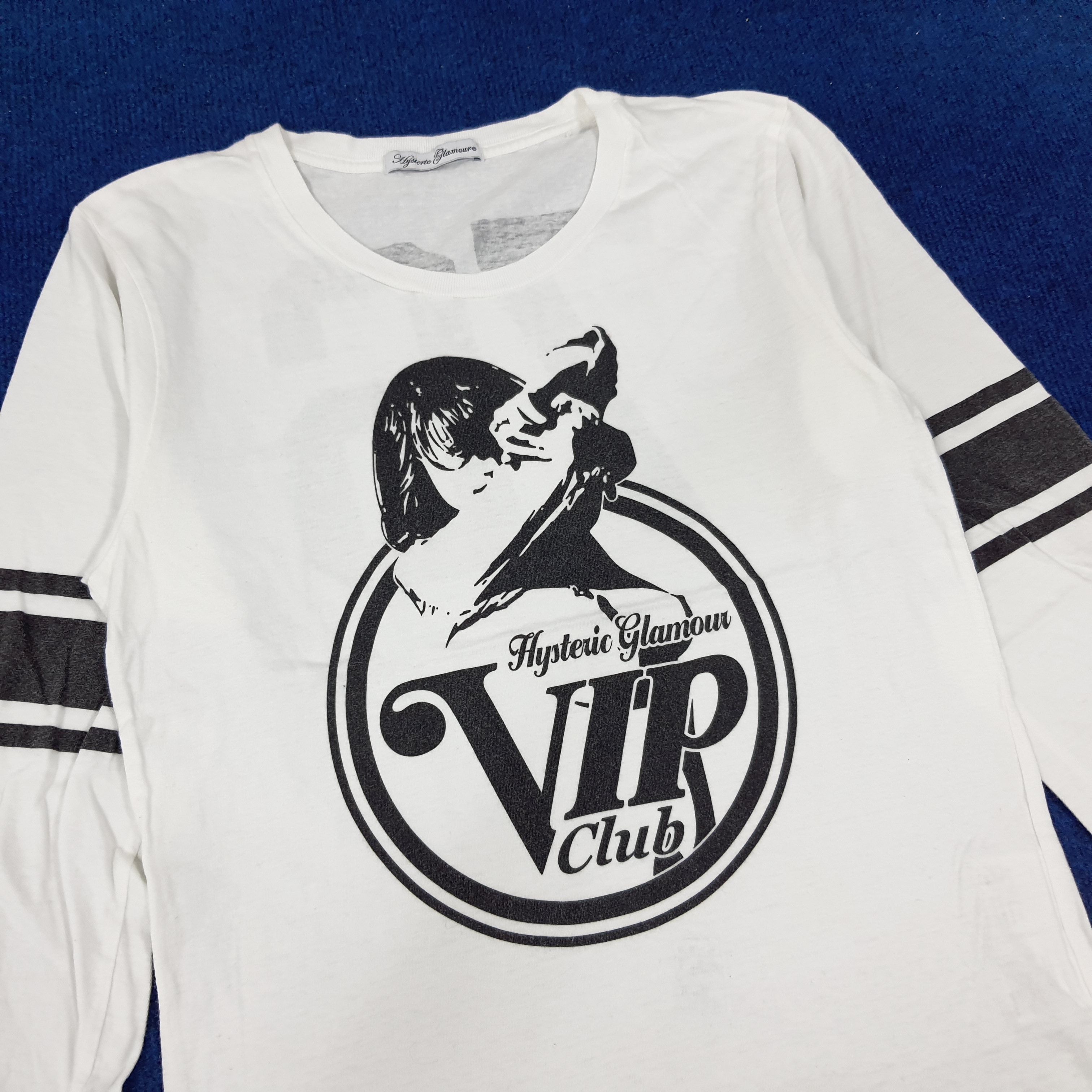 Hysteric Glamour × Japanese Brand × Vintage Vintage Hysteric Glamour VIP Club Japan Brand Tshirt Size XS / US 0-2 / IT 36-38 - 2 Thumbnail