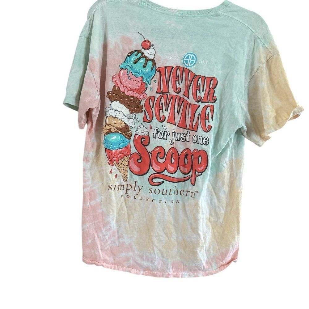 Other Simply Southern Green and Pink Long Sleeve Tee Size L / US 10 / IT 46 - 7 Thumbnail
