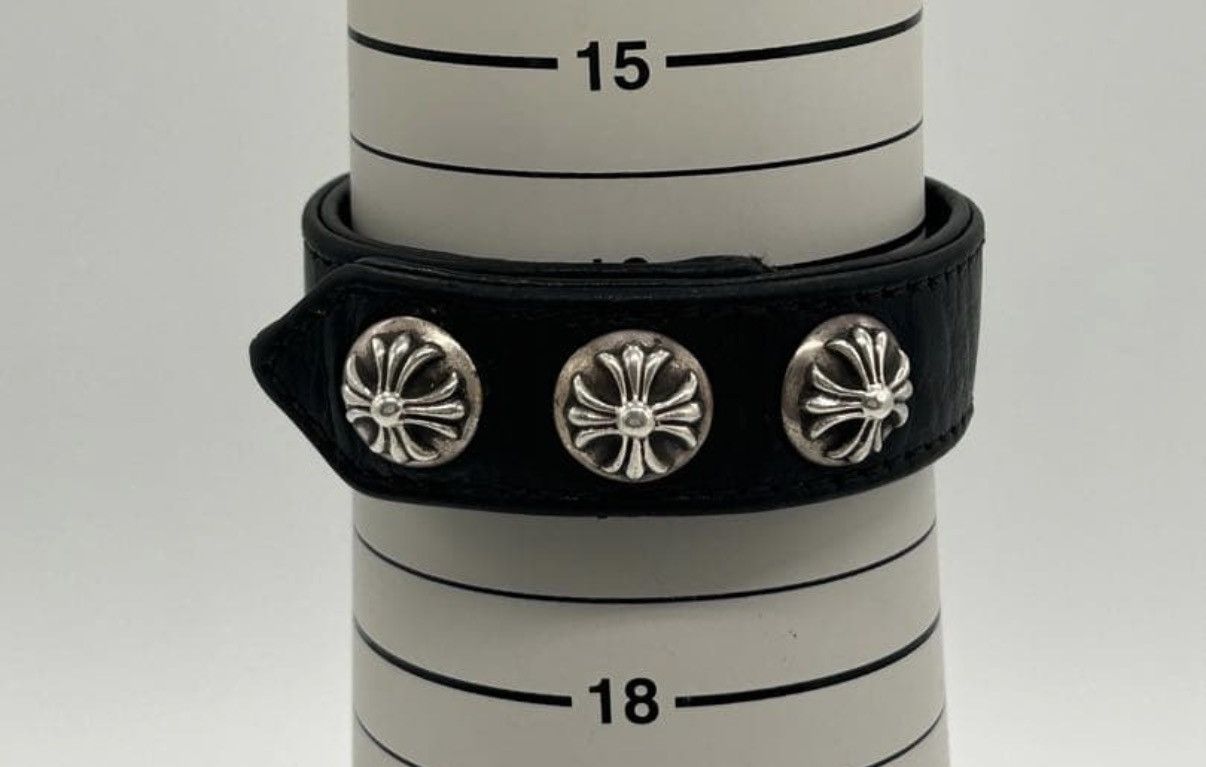 Chrome Hearts Chrome Hearts Cross leather bracelet Size ONE SIZE - 1 Thumbnail