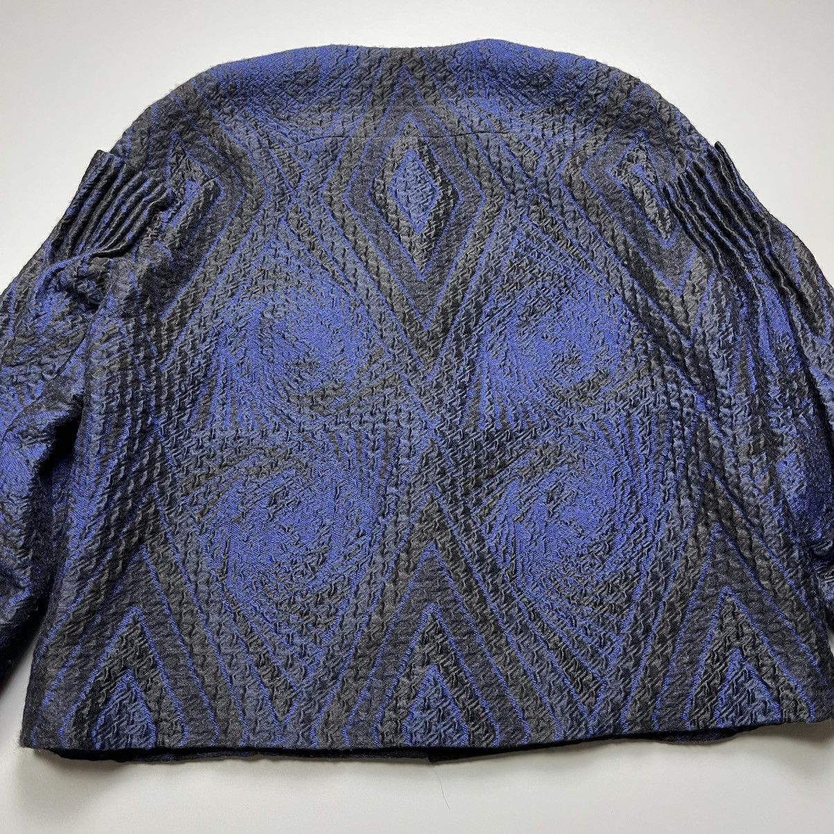 Designer × Dries Van Noten Dries Van Noten - Dragon Design Wool - Blazer/Coat Size XS / US 0-2 / IT 36-38 - 6 Thumbnail