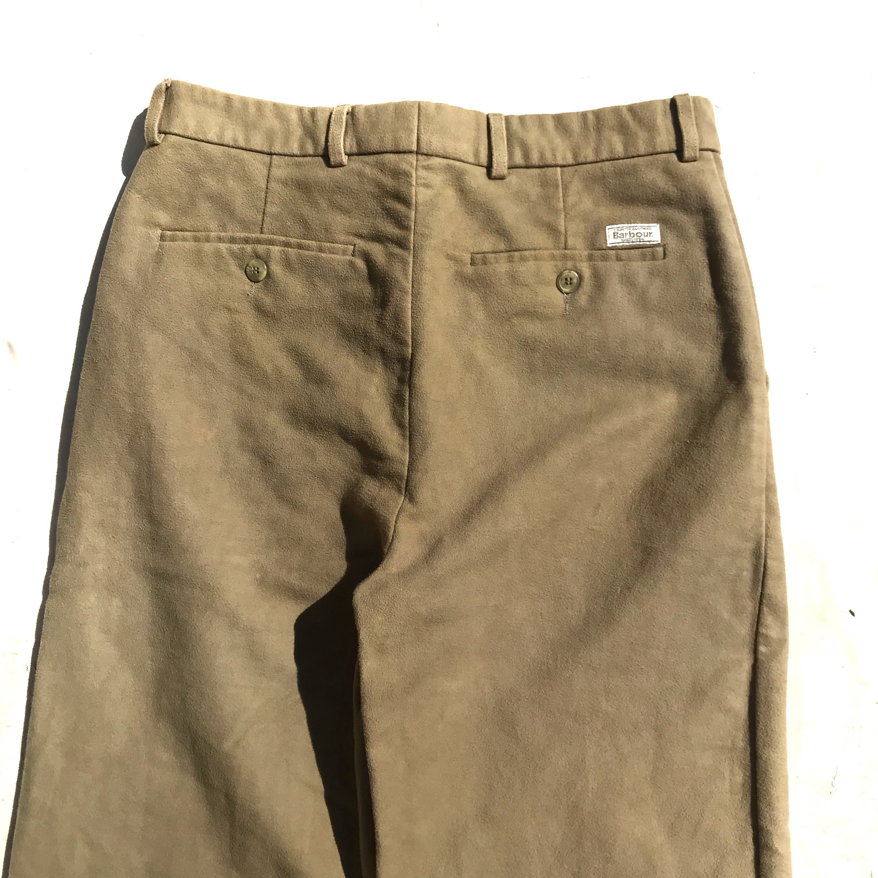 Barbour × Vintage Barbour 1987 A420 Vintage Moleskin Trouser Pants Made In Por Size US 32 / EU 48 - 4 Thumbnail