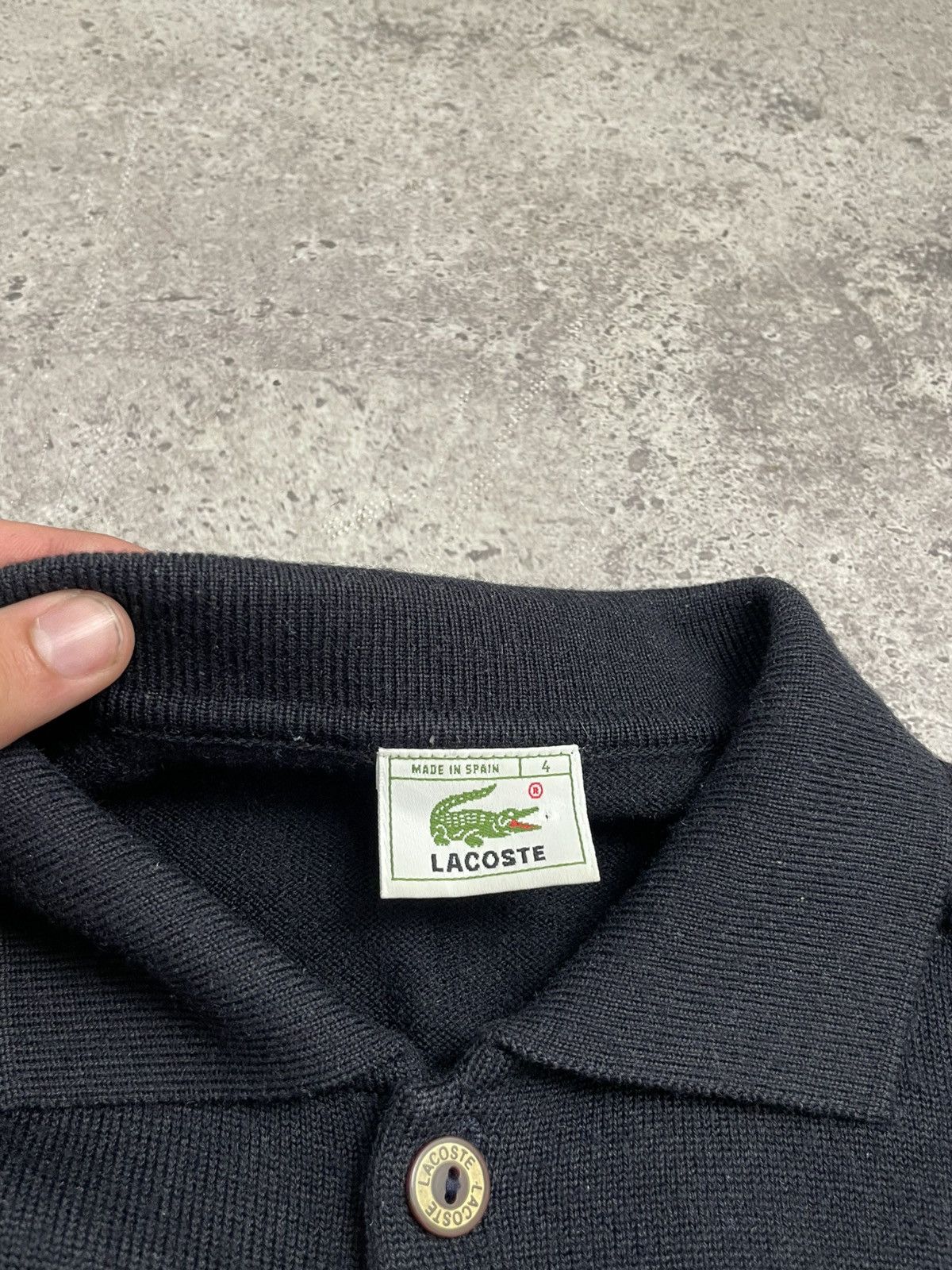 Lacoste × Vintage Vintage 90s Lacoste cardigan sweater Size US M / EU 48-50 / 2 - 5 Thumbnail
