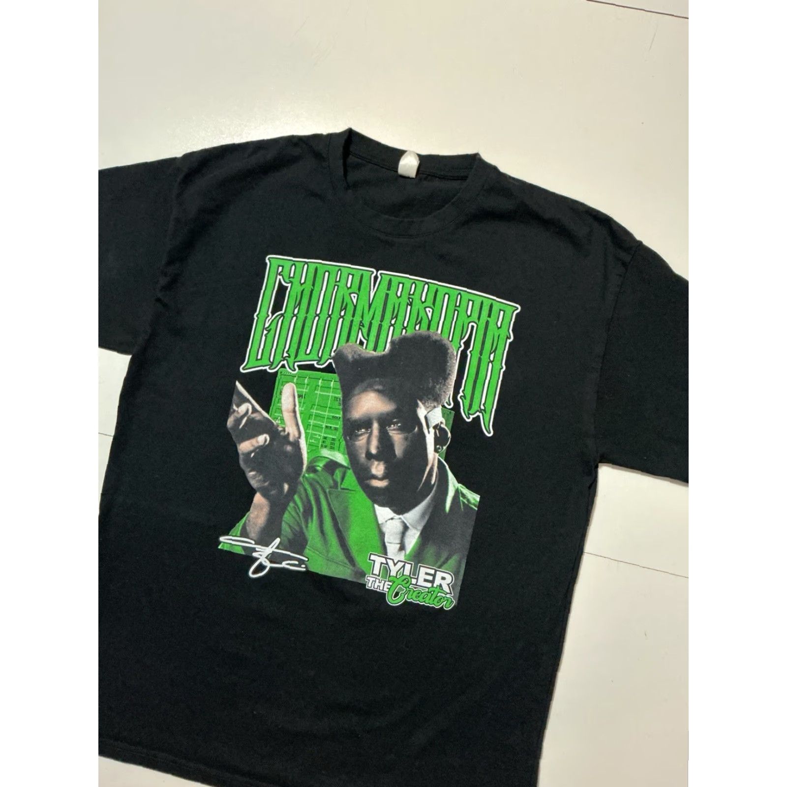 Vintage Tyler The Creator Chromakopia World Tour Lil Yachty Graphic Black T-Shirt L Mens Pro Dada Size L Size US L / EU 52-54 / 3 - 3 Thumbnail