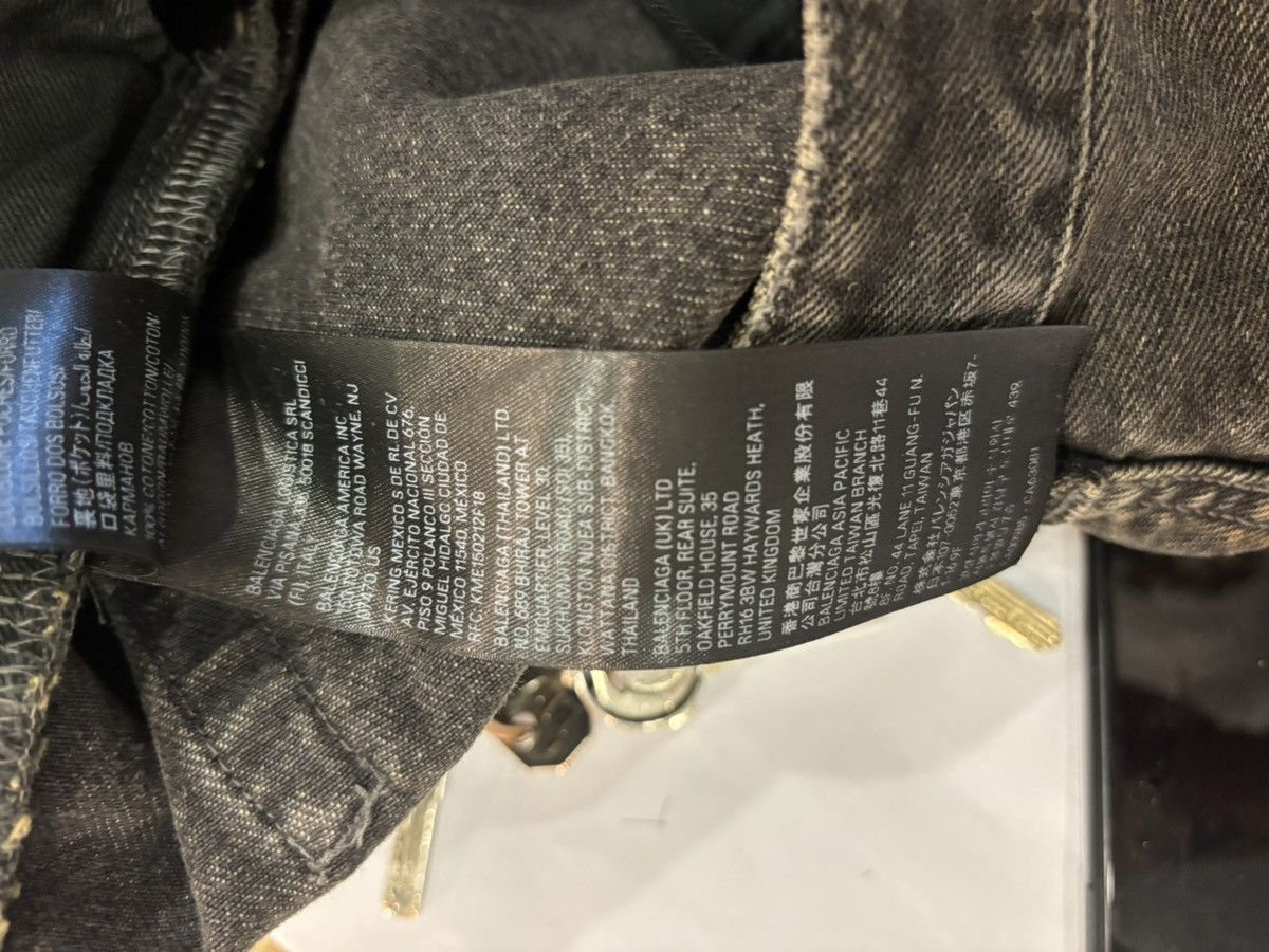 Balenciaga Mud Show brown/black bleached distressed baggy jeans Size US 30 / EU 46 - 9 Thumbnail