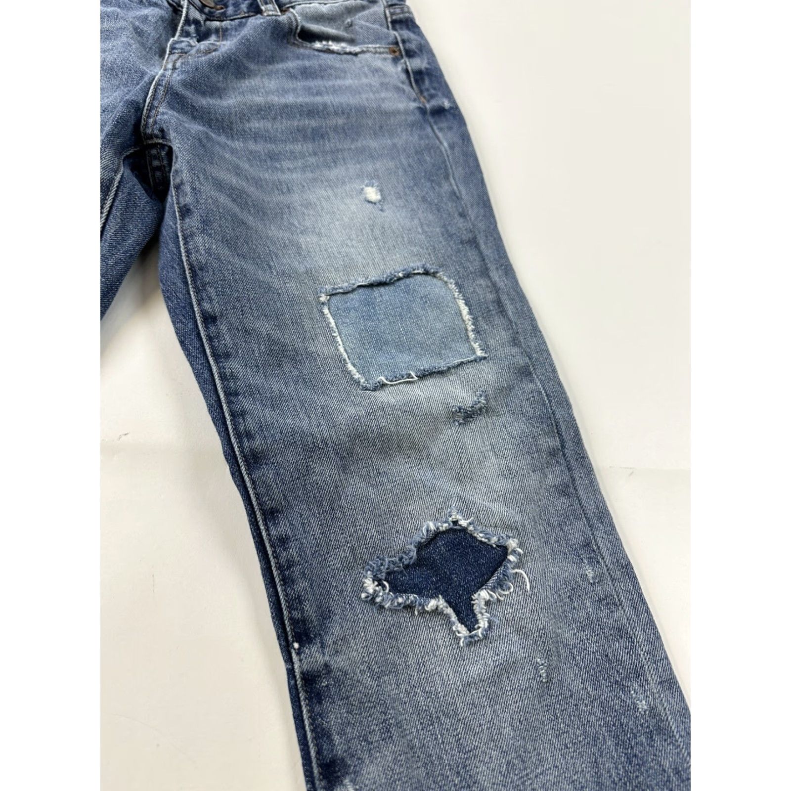 J.Crew J.Crew Jeans Women’s 25 Blue Distressed Patchwork Boyfriend Size 42" / US 20 - 4 Thumbnail