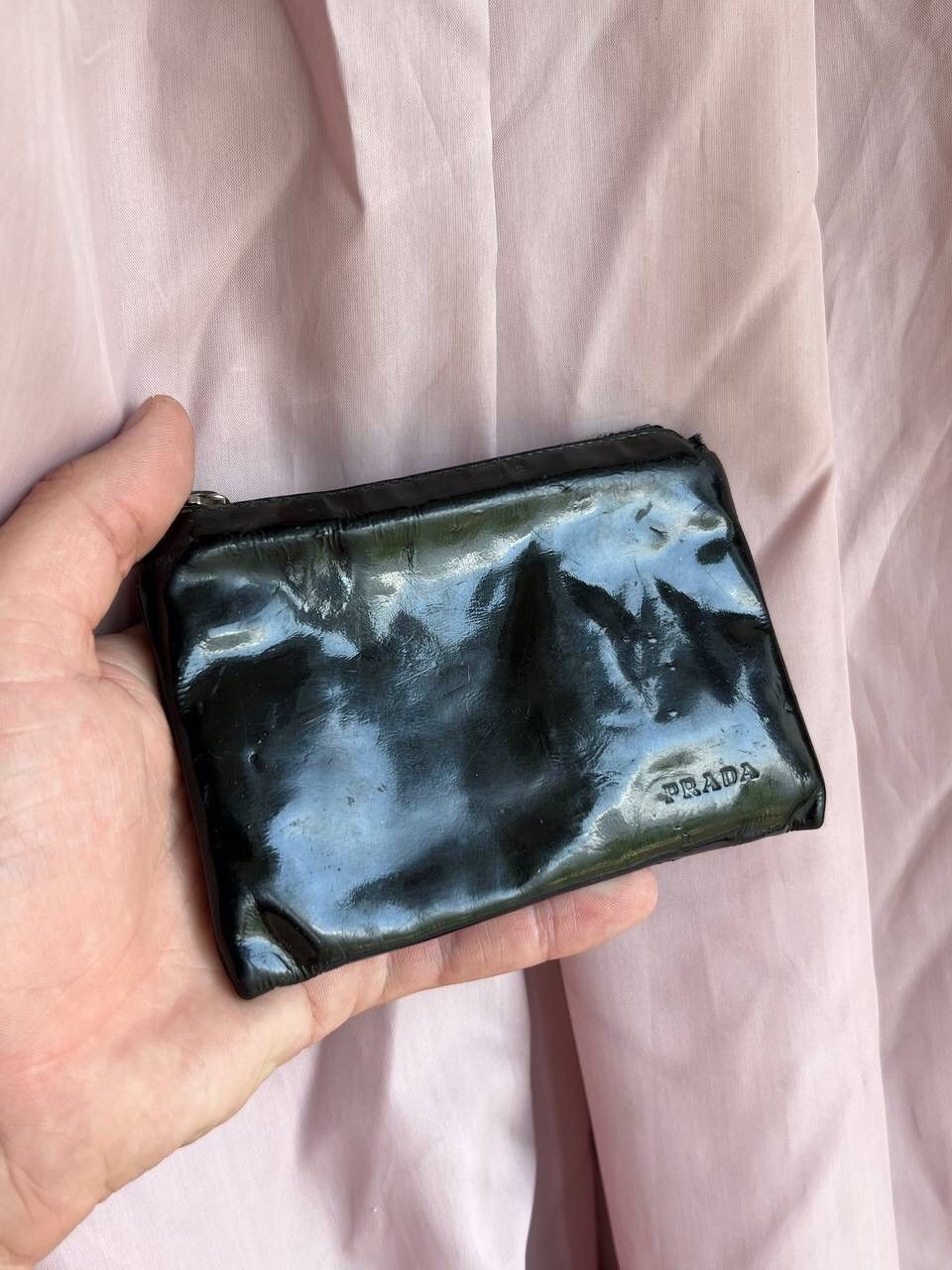 Prada × Vintage Vintage 00s Prada Black Wallet Mini USED CONDITION Size ONE SIZE - 2 Thumbnail