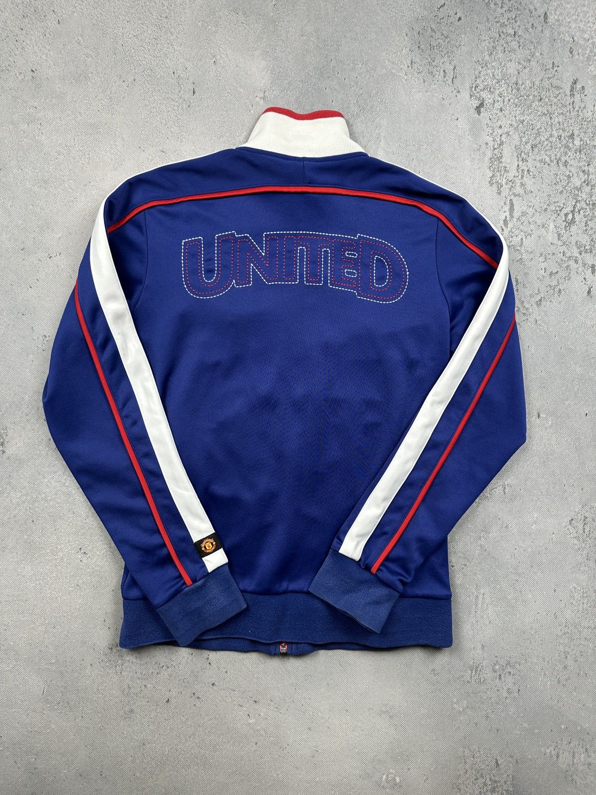 Nike Vintage Nike Manchester United Track Jacket 90s Y2K Blue M Size US M / EU 48-50 / 2 - 2 Thumbnail