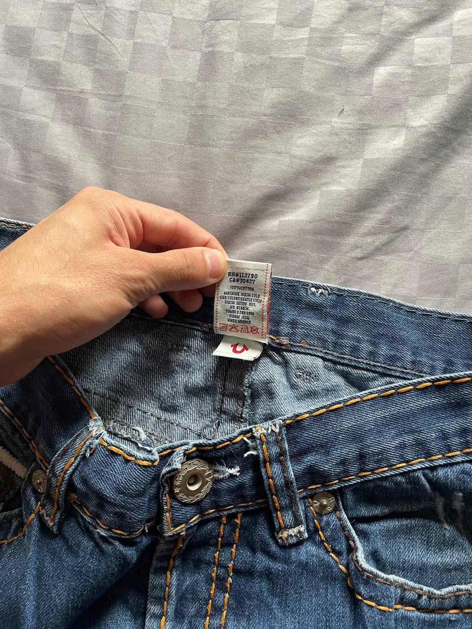 True Religion Hype Vintage True Religion Jeans Faded Denim Y2K Size US 32 / EU 48 - 9 Thumbnail