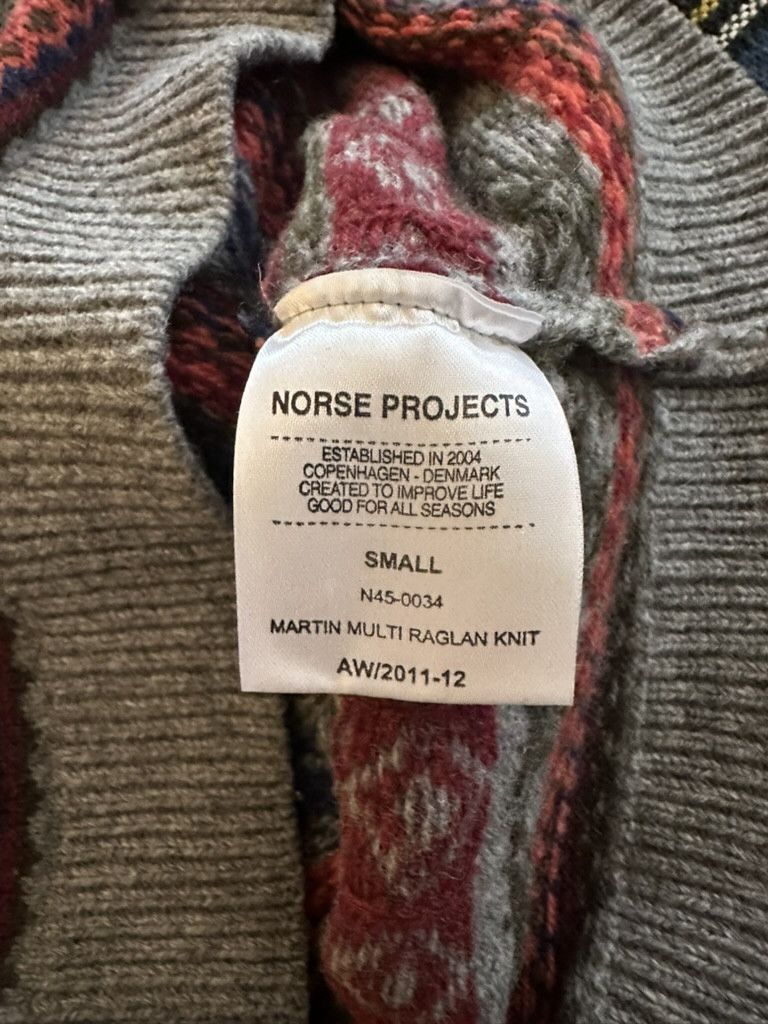 Norse Projects Martin Mult Raglan Knit Sweater Size US S / EU 44-46 / 1 - 3 Thumbnail