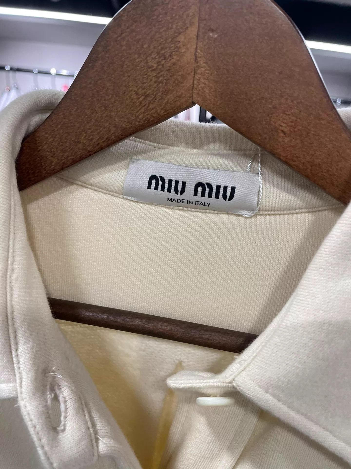 Miu Miu MIU MIU Mini Logo Shirt Jacket Size S / US 4 / IT 40 - 4 Thumbnail