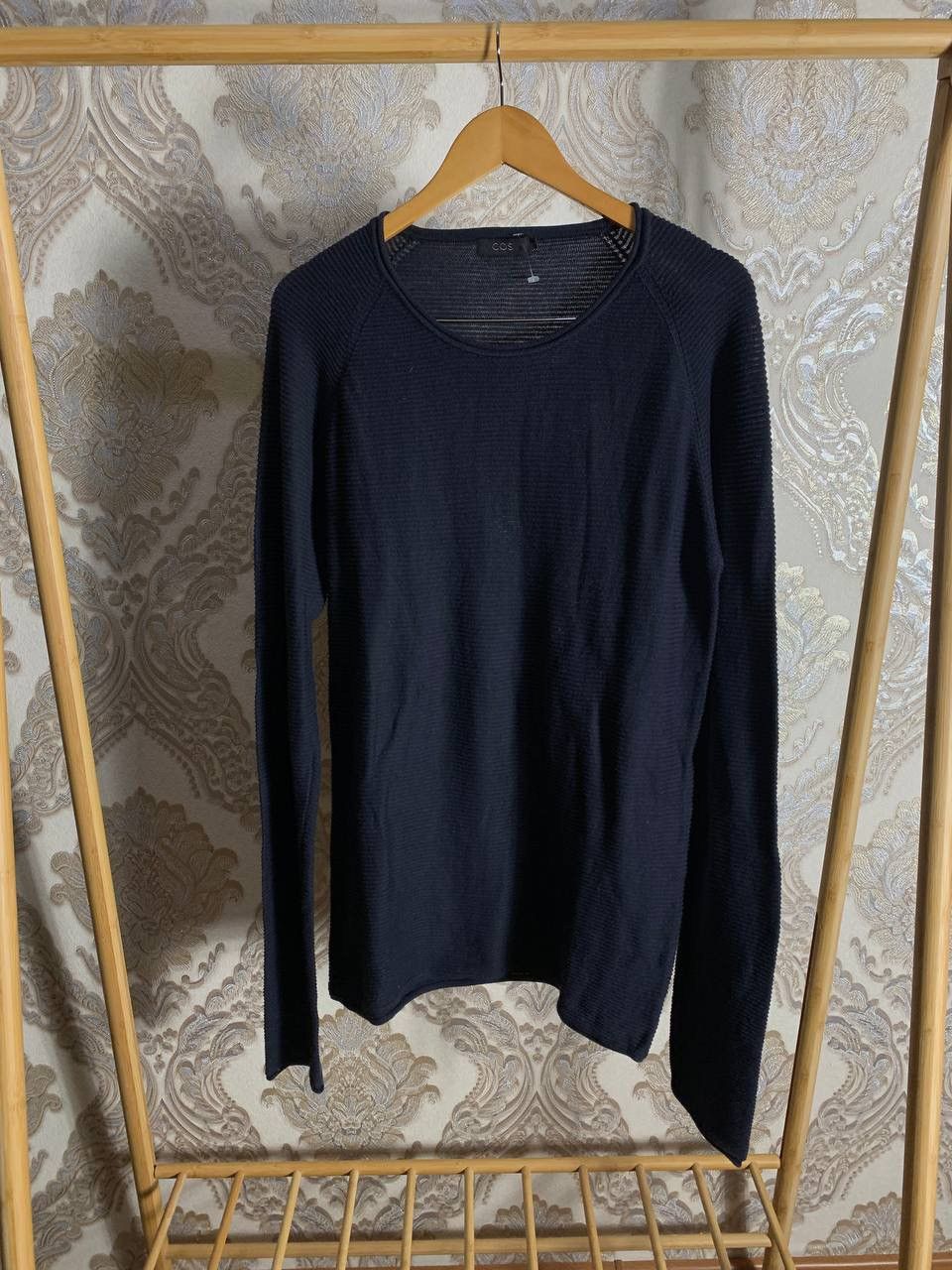 Cos × Vintage AVANT-GARDE COS LONG SLEEVE ITALIAN DESIGNER KNIT DELUX Y2K Size US L / EU 52-54 / 3 - 1 Thumbnail