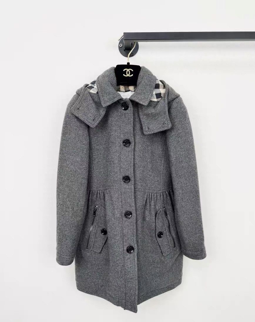 Burberry Burberry wool coat Size L / US 10 / IT 46 - 1 Thumbnail
