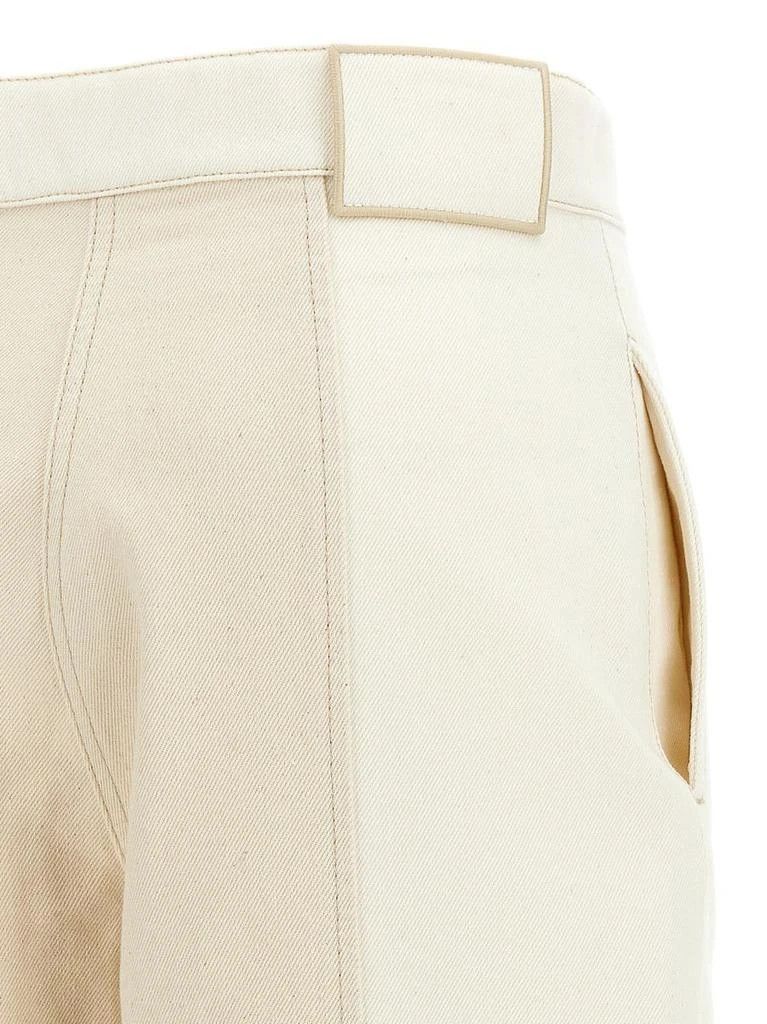 Fendi o1loc1c0426 Long Jeans in White/Beige Size 27" / US 4 / IT 40 - 3 Thumbnail