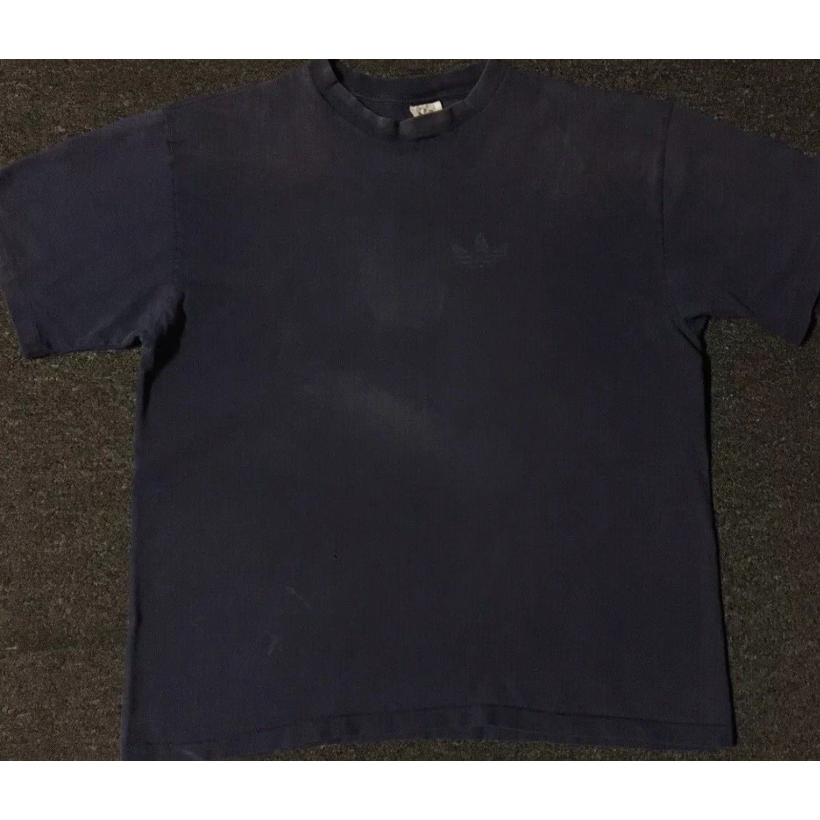 Adidas VINTAGE Adidas Shirt S Mens Blue 90s Distressed Surf Skate Biker Thrashed Grunge Track Boardriding USA Thrift Graphic Tee Size US S / EU 44-46 / 1 - 2 Thumbnail