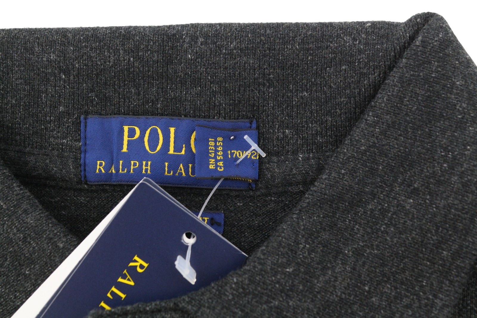 Ralph Lauren CUSTOM SLIM FIT S Black Melange Cotton Logo 87894 Size US S / EU 44-46 / 1 - 8 Thumbnail